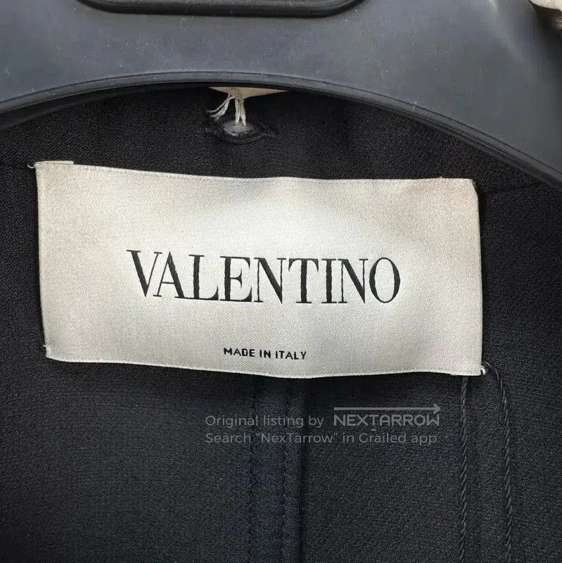 Valentino Valentino Black Alpaca Wool Long Coat . Size XL / US 12-14 / IT 48-50 - 5 Thumbnail
