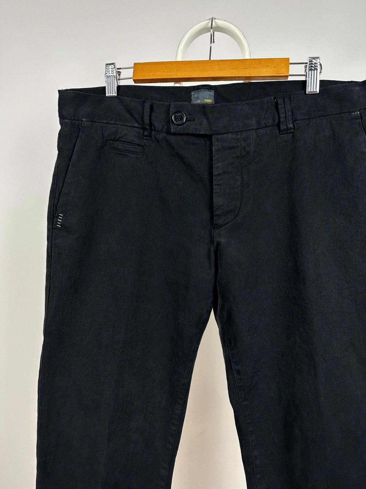 Fendi Fendi Black Trousers Pants Size US 34 / EU 50 - 5 Thumbnail