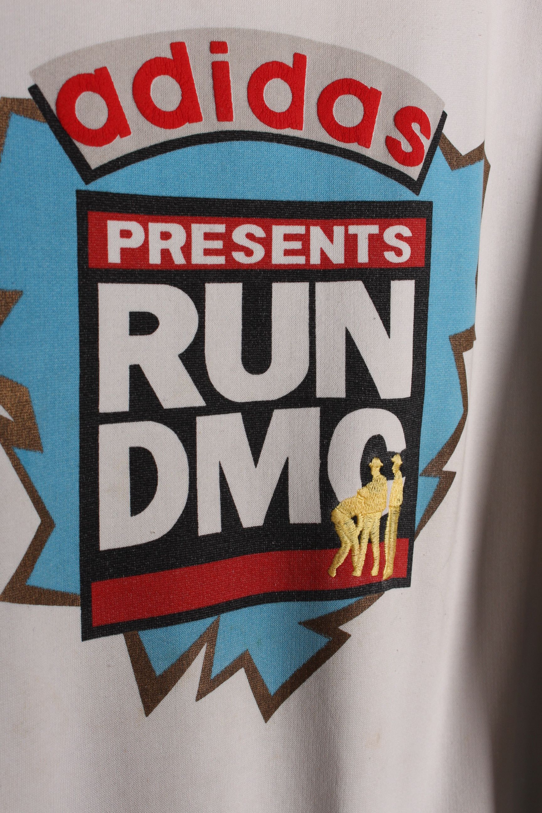 Adidas 80's Ultra Rare Adidas Run DMC Hip Hop Graphic Sweatshirt Size US M / EU 48-50 / 2 - 3 Thumbnail
