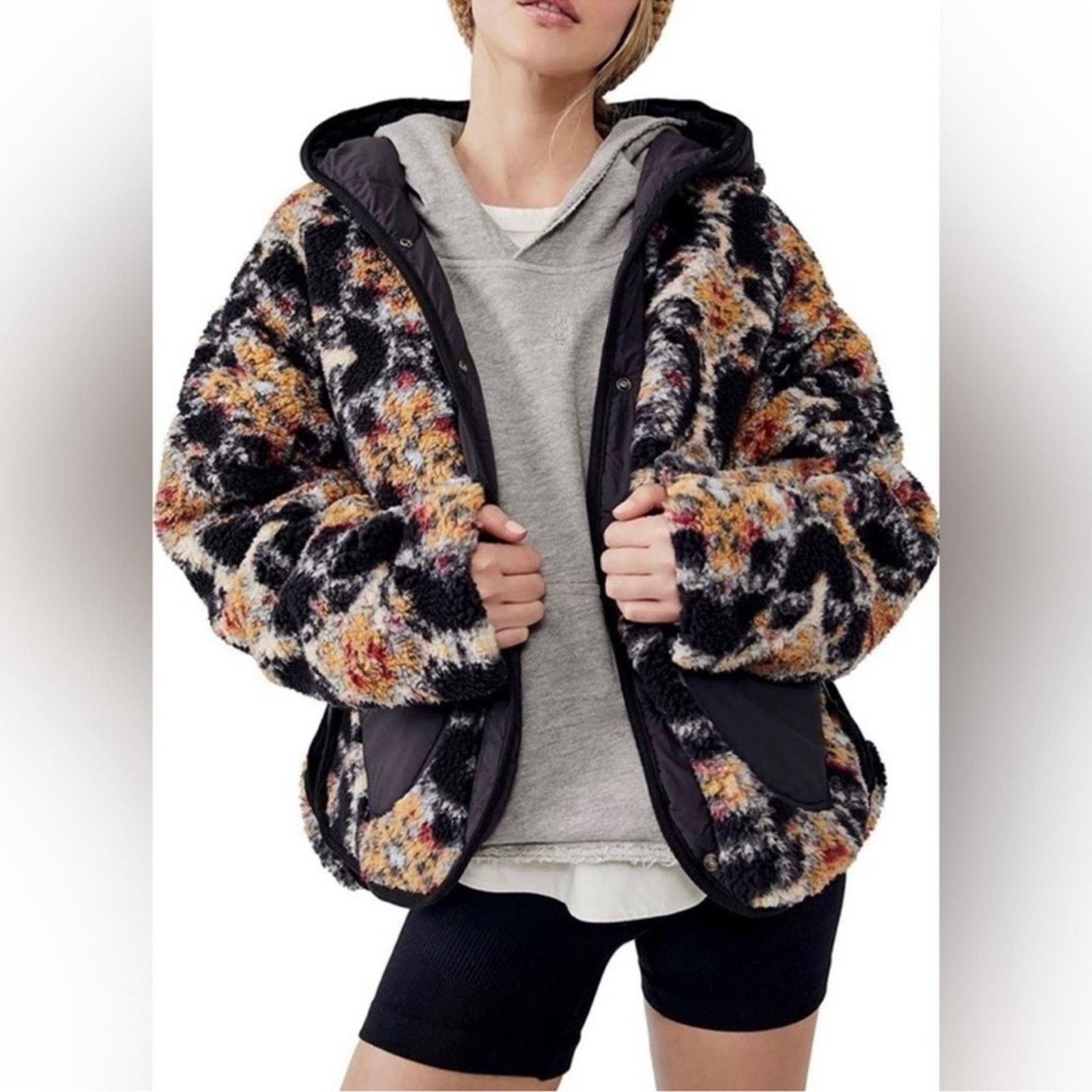 Free People Free People Movement Elevation Jacquard Reversible Jacket Size L / US 10 / IT 46 - 5 Thumbnail
