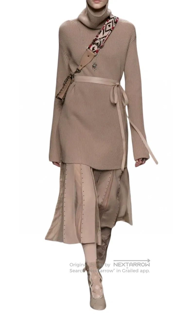 Valentino Valentino Turtleneck wool dress Size S / US 4 / IT 40 - 1 Thumbnail