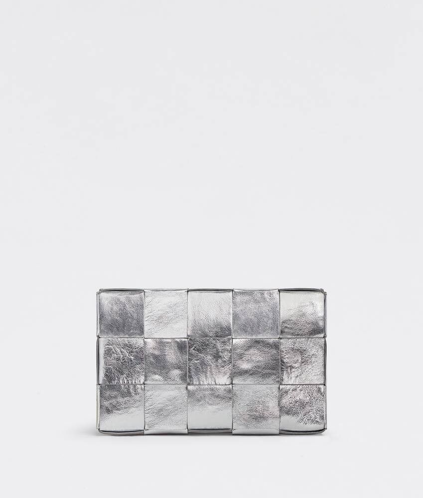 Bottega Veneta o1w1db10525 Size: OS / Cassette Bag in Silver Size ONE SIZE - 4 Thumbnail