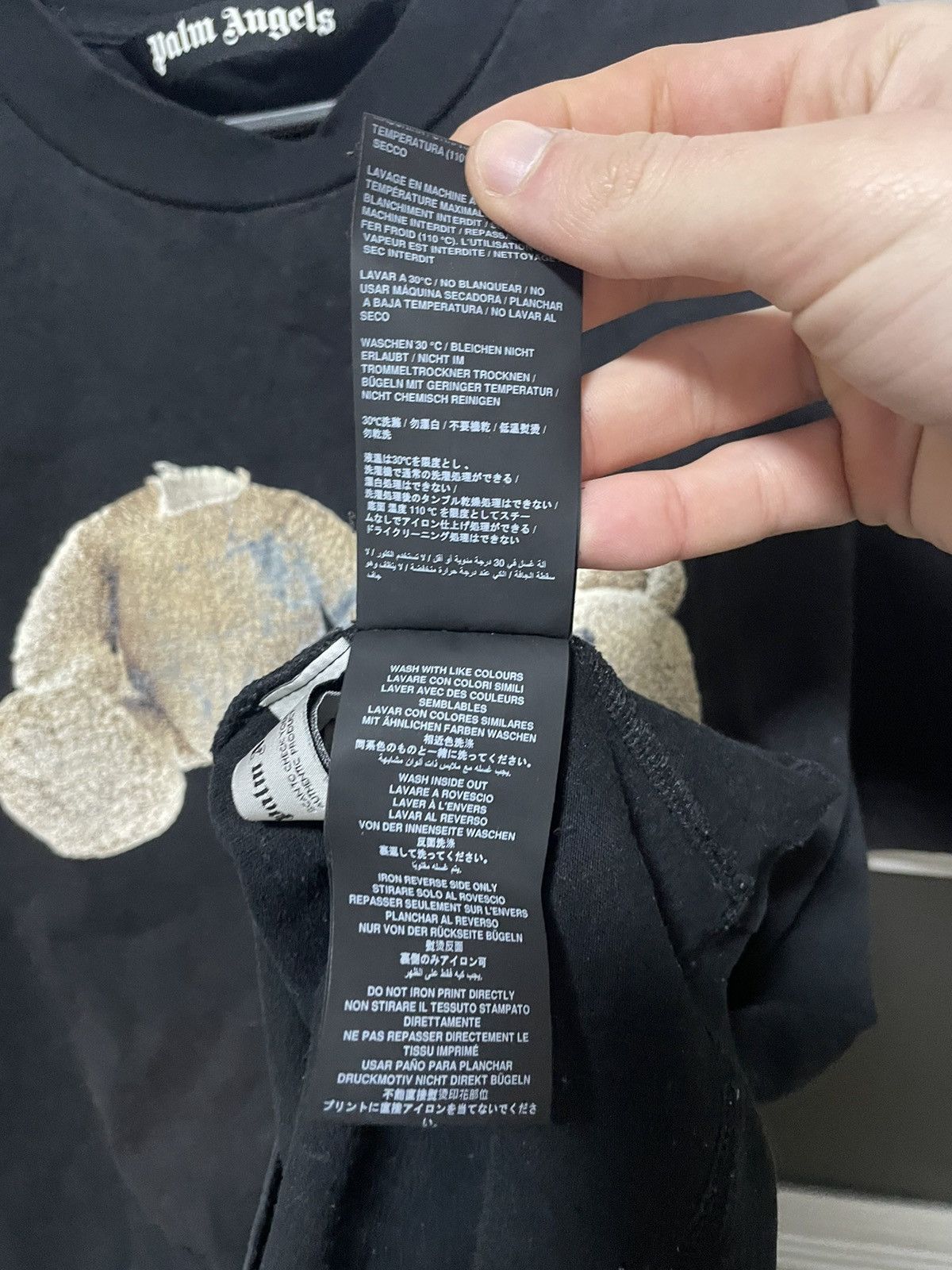 Palm Angels Palm Angels Teddy Bear T Shirt Big Logo Tee Size US XL / EU 56 / 4 - 15 Thumbnail