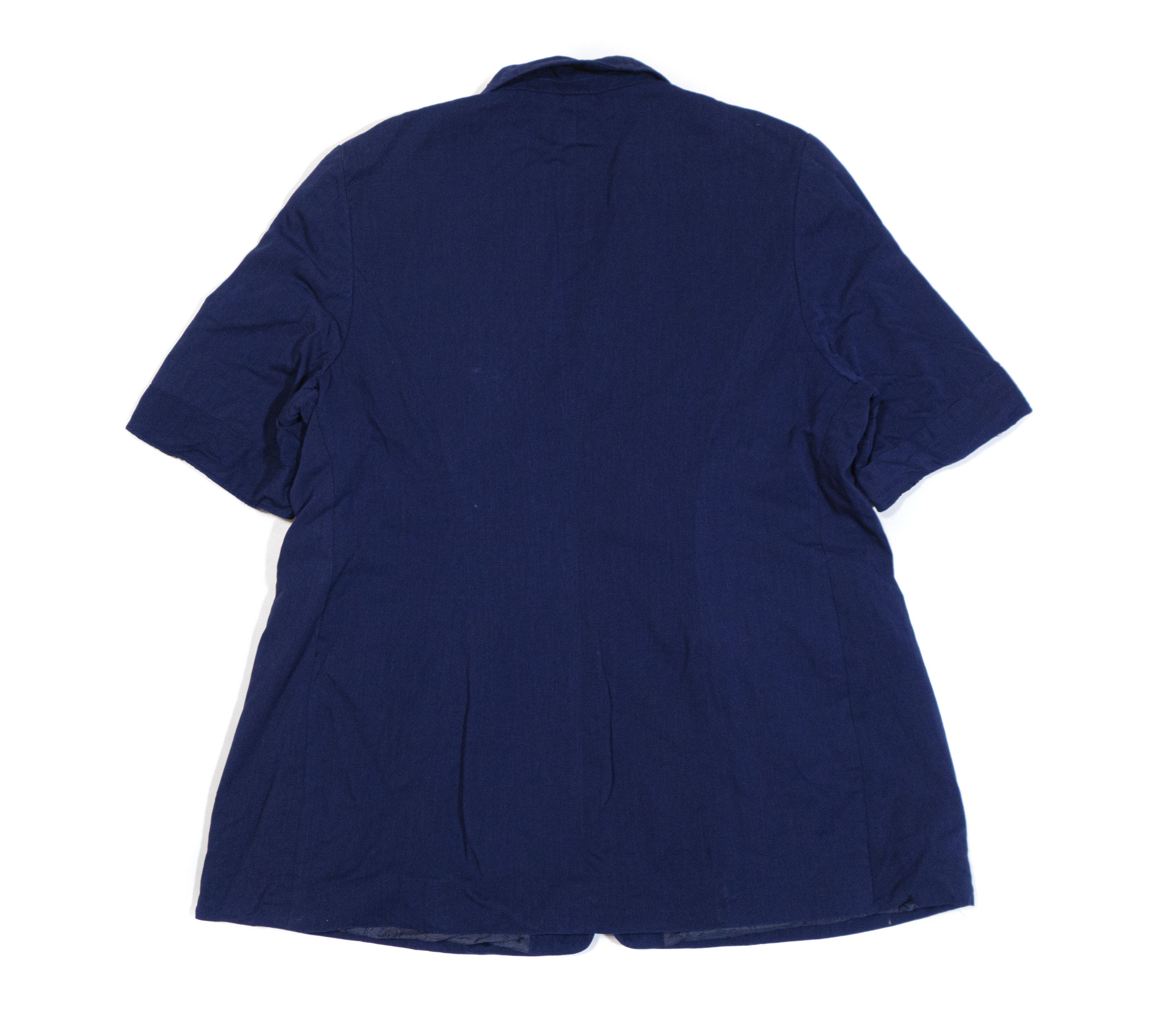 Celine 80S Shortsleeve Blazer Vintage Size L / US 10 / IT 46 - 2 Thumbnail