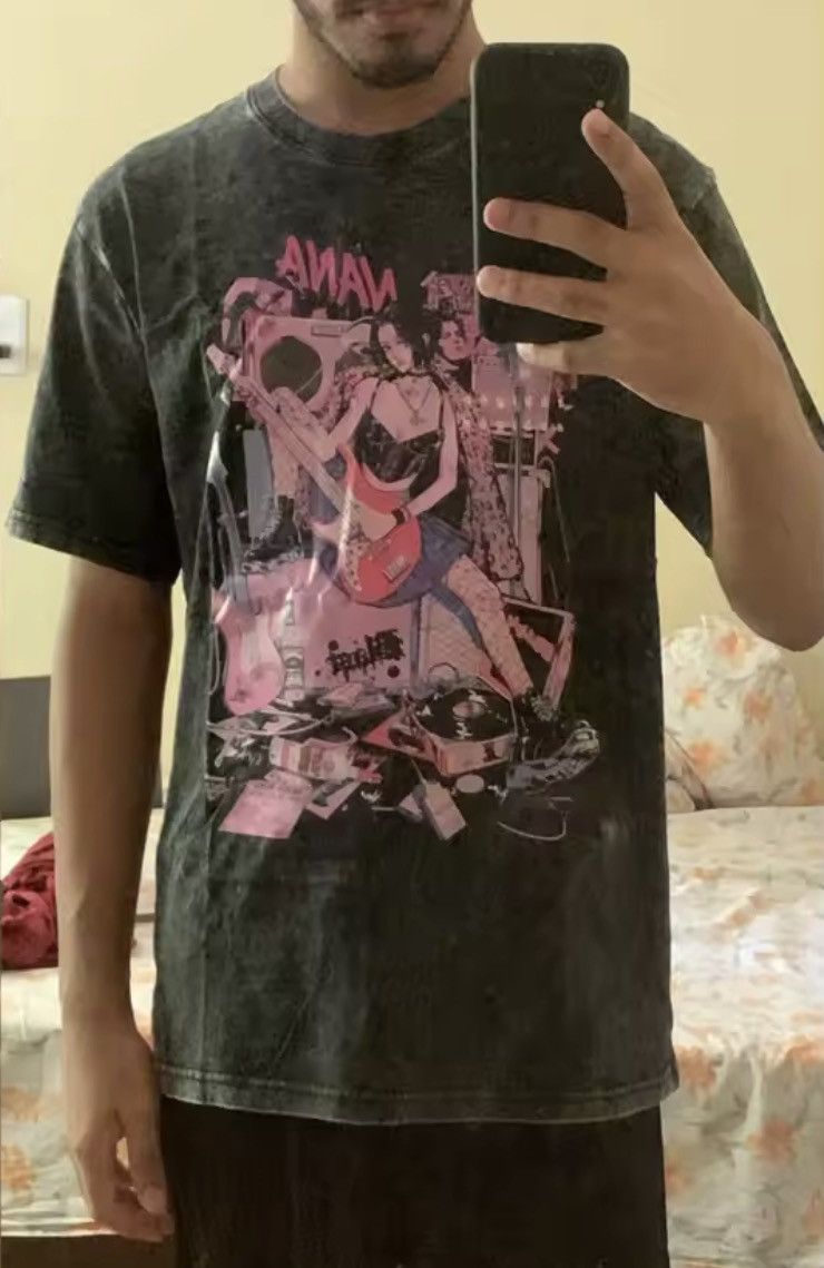 Other Anime Graphic Tee - Acid Wash Vintage Style Size US XXL / EU 58 / 5 - 5 Thumbnail