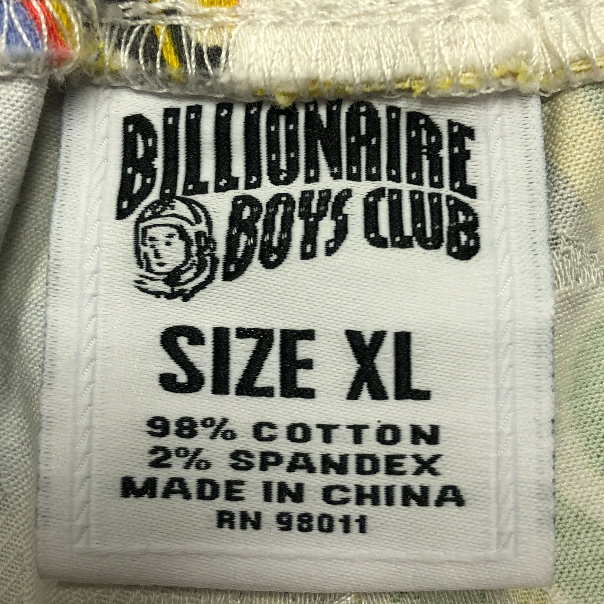 Billionaire Boys Club Billionaire Boys Club All Over Print White Shorts - Size XL Size US 35 - 3 Thumbnail