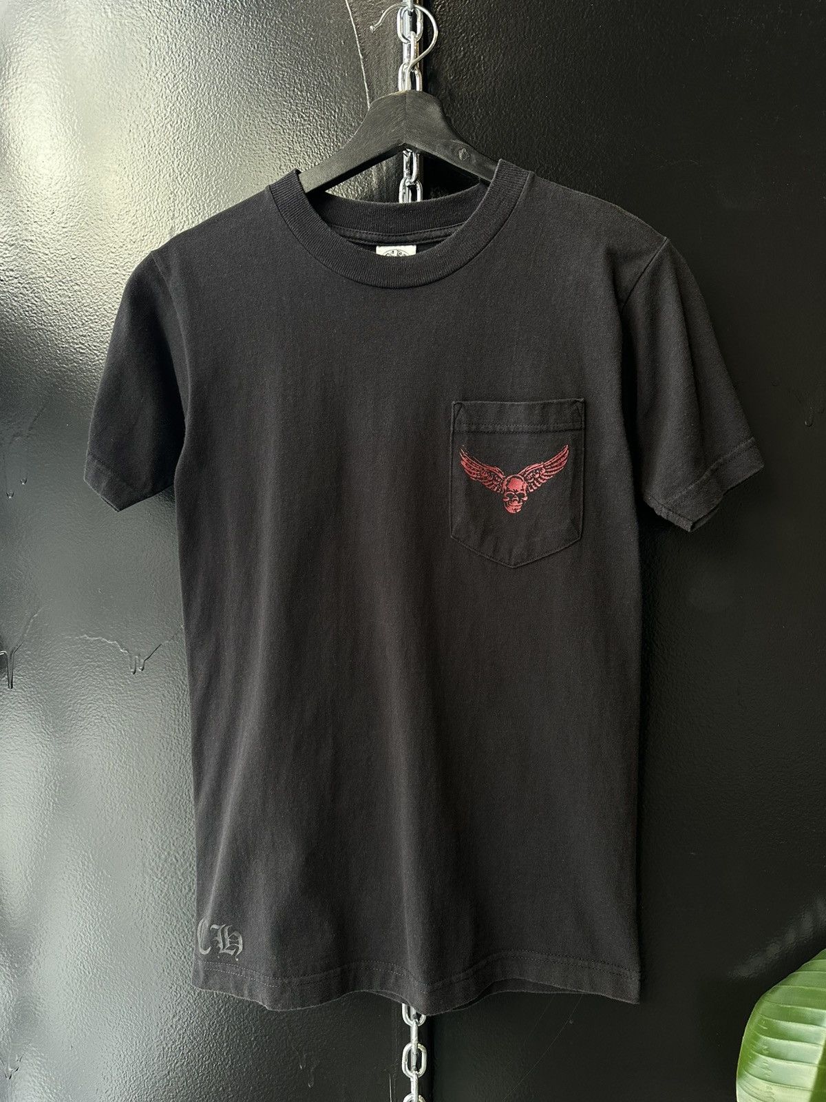 Chrome Hearts Chrome Hearts Foti Skull Wing Pocket Tee Size US S / EU 44-46 / 1 - 2 Thumbnail