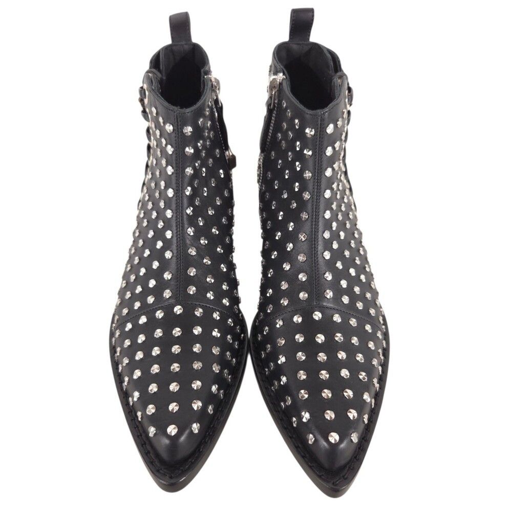 Alexander McQueen Alexander McQueen Studded Boots US 6 EU 36 Womens Black Sil Size US 6 / IT 36 - 4 Thumbnail