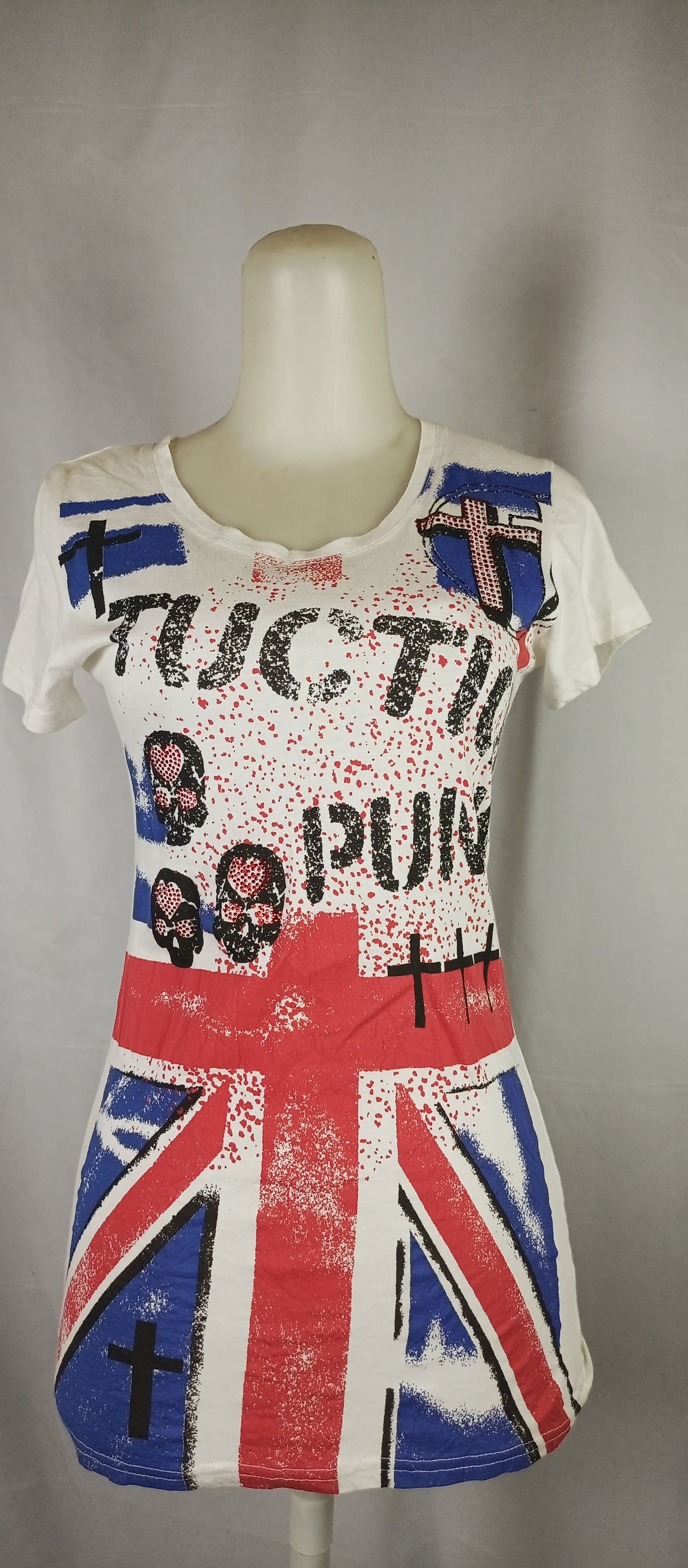 Japanese Brand Tuction Punk Short Sleevess Tsirth Size US M / EU 48-50 / 2 - 1 Thumbnail