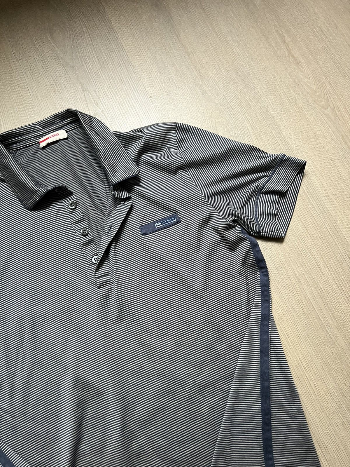Blue tab polo