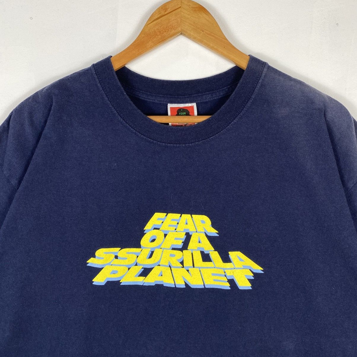 SSUR Vintage 00's SSUR Fear Of A Ssurilla Planet Faded Tee Size US XL / EU 56 / 4 - 3 Thumbnail