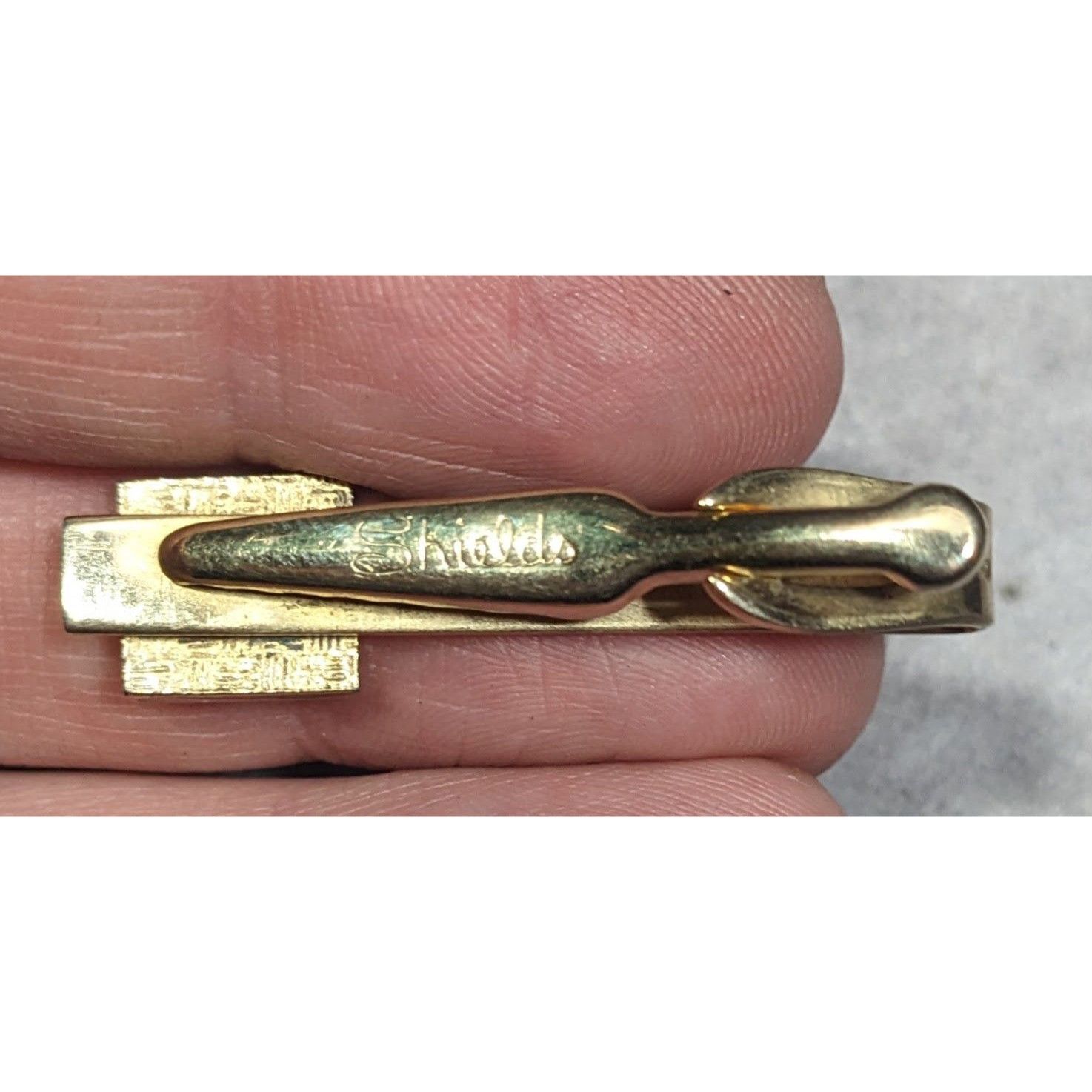 Other Vintage Shields Gold Tone Black Horse Motif Tie Clip Size ONE SIZE - 3 Thumbnail