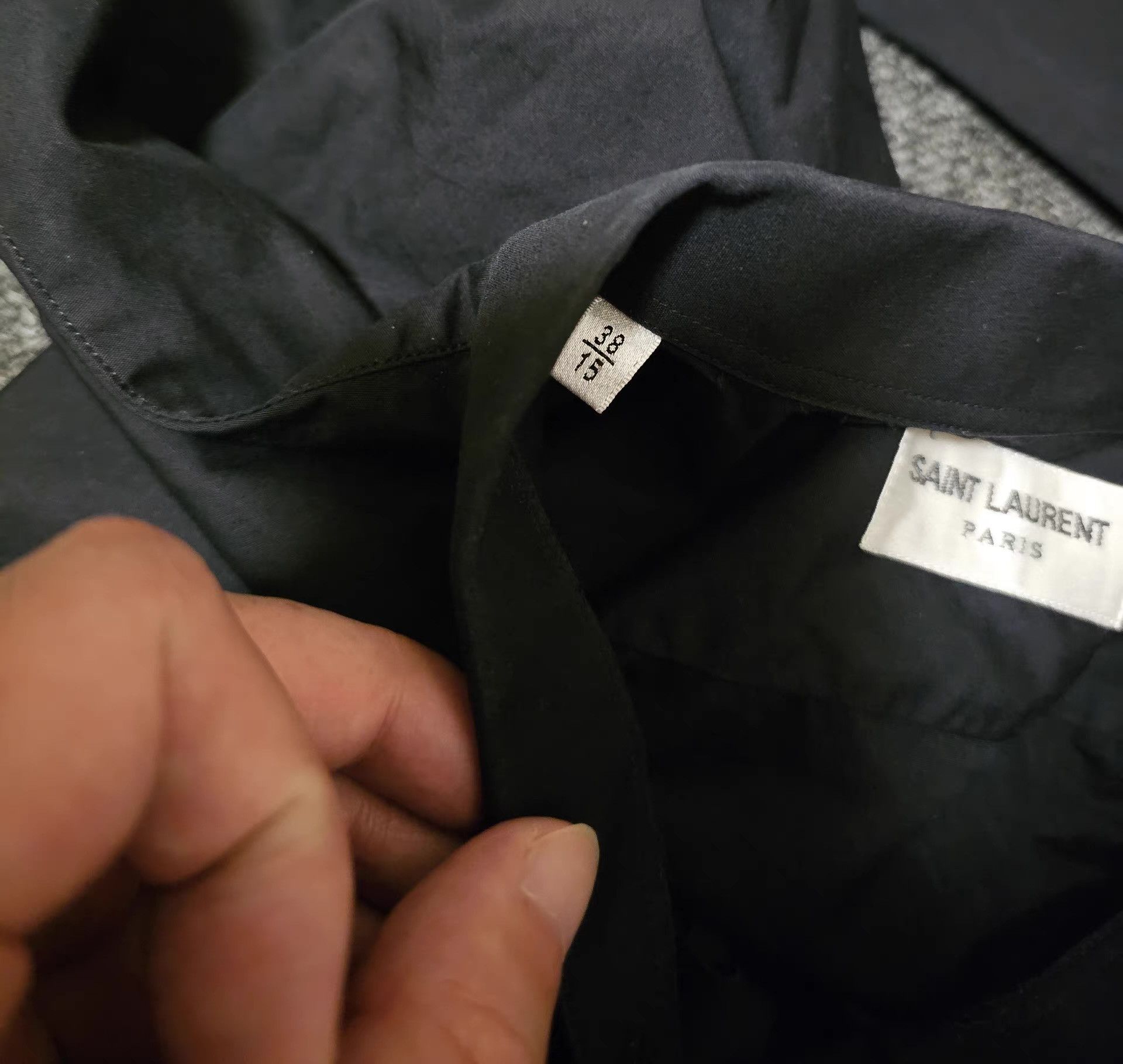 Saint Laurent Paris Saint Laurent Paris black shirt Size US L / EU 52-54 / 3 - 6 Thumbnail