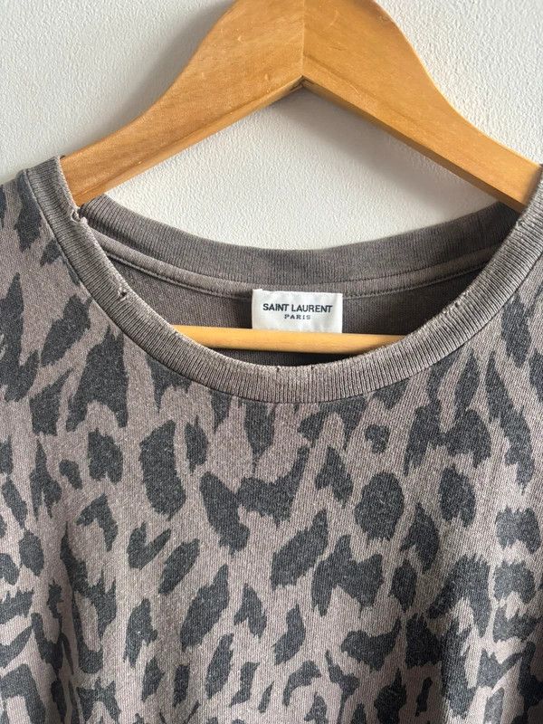 Saint Laurent Paris Saint Laurent Leopard T- shirt Size US XS / EU 42 / 0 - 2 Thumbnail
