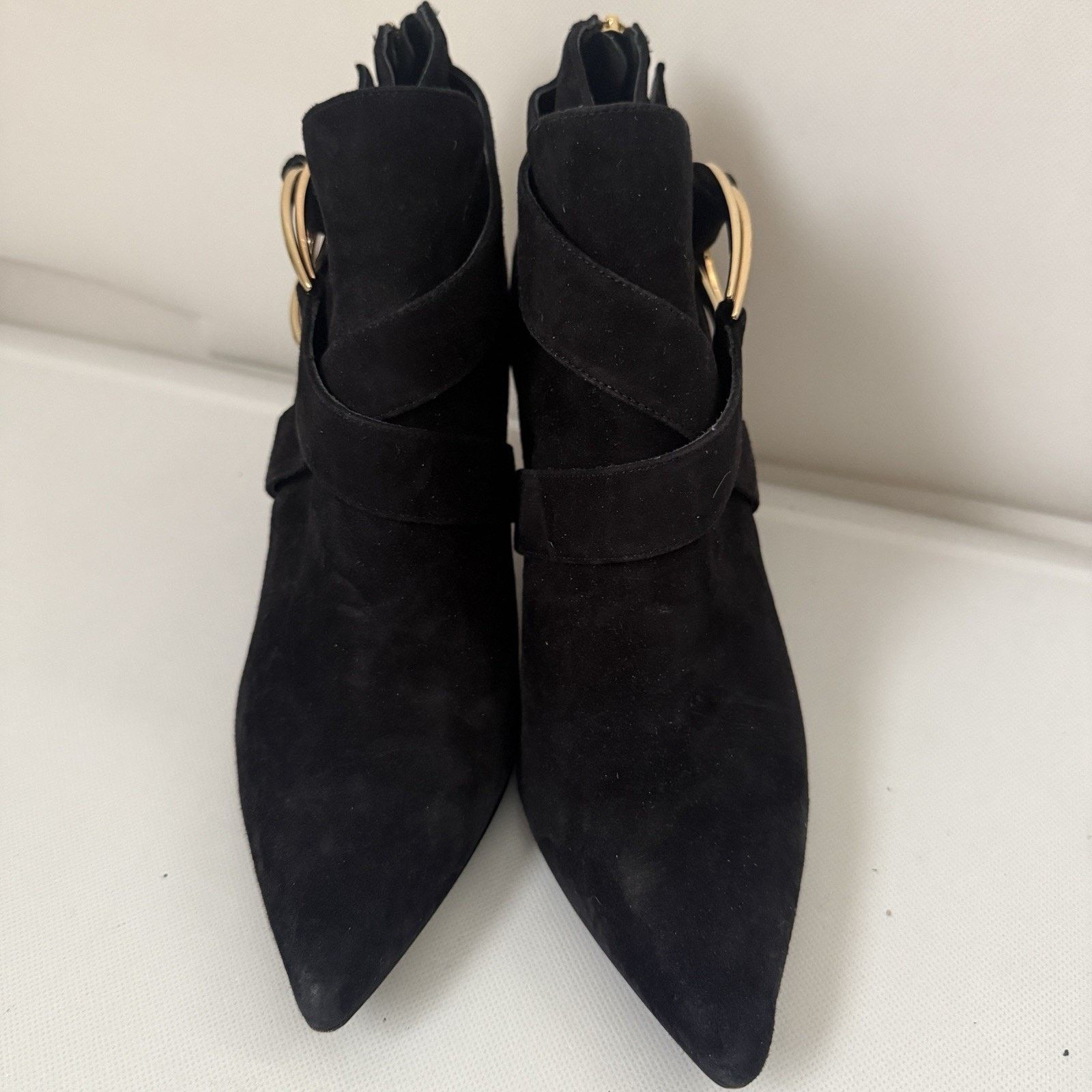 Rachel Zoe Rachel Zoe Suede Heel Bootie Buckle Ankle Sophisticated City Size US 9.5 / IT 39.5 - 2 Thumbnail