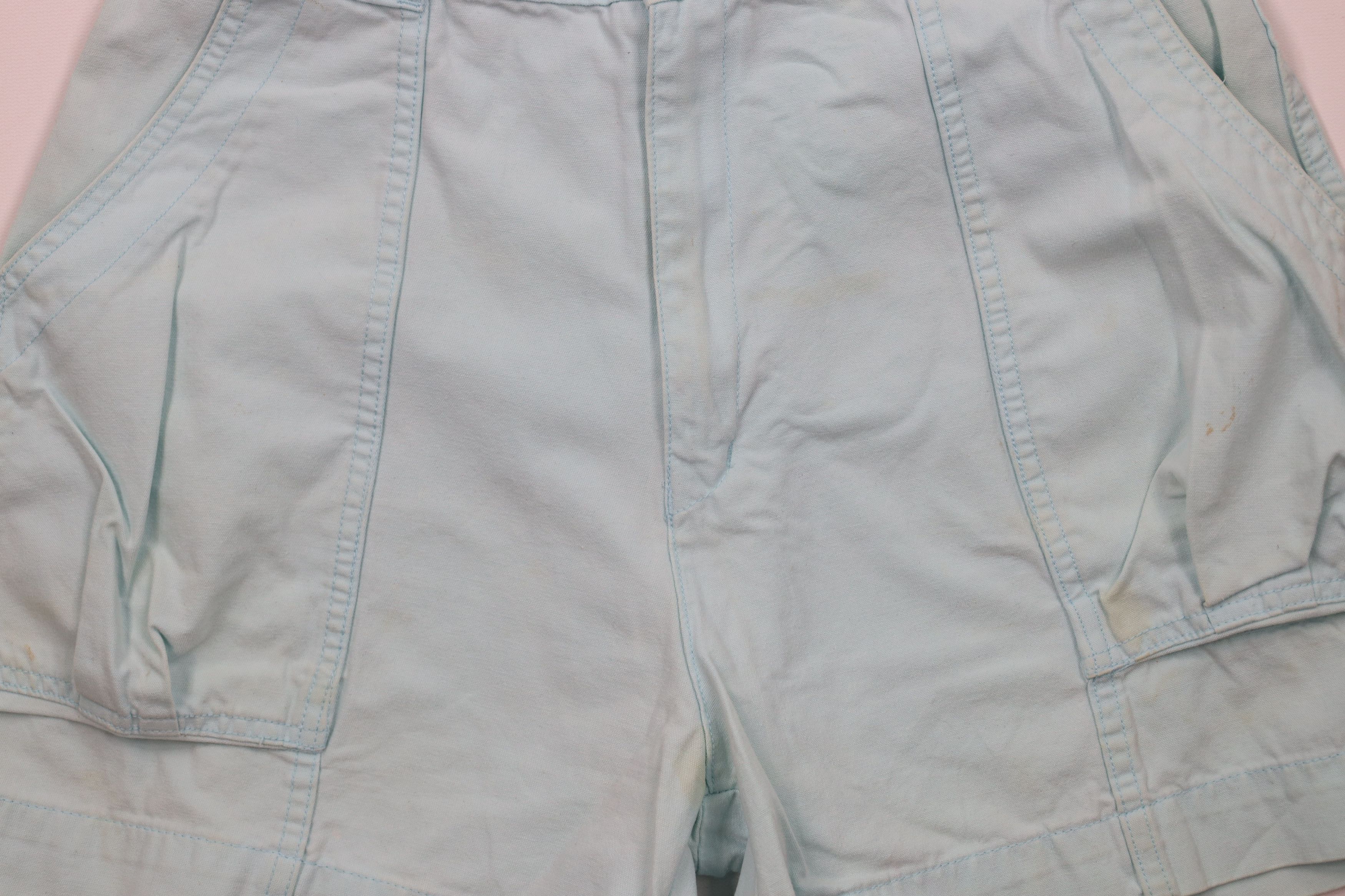 Vintage Vintage 90s Streetwear Distressed Big Pocket Shorts Cotton Size 36" / US 14 / IT 50 - 3 Thumbnail