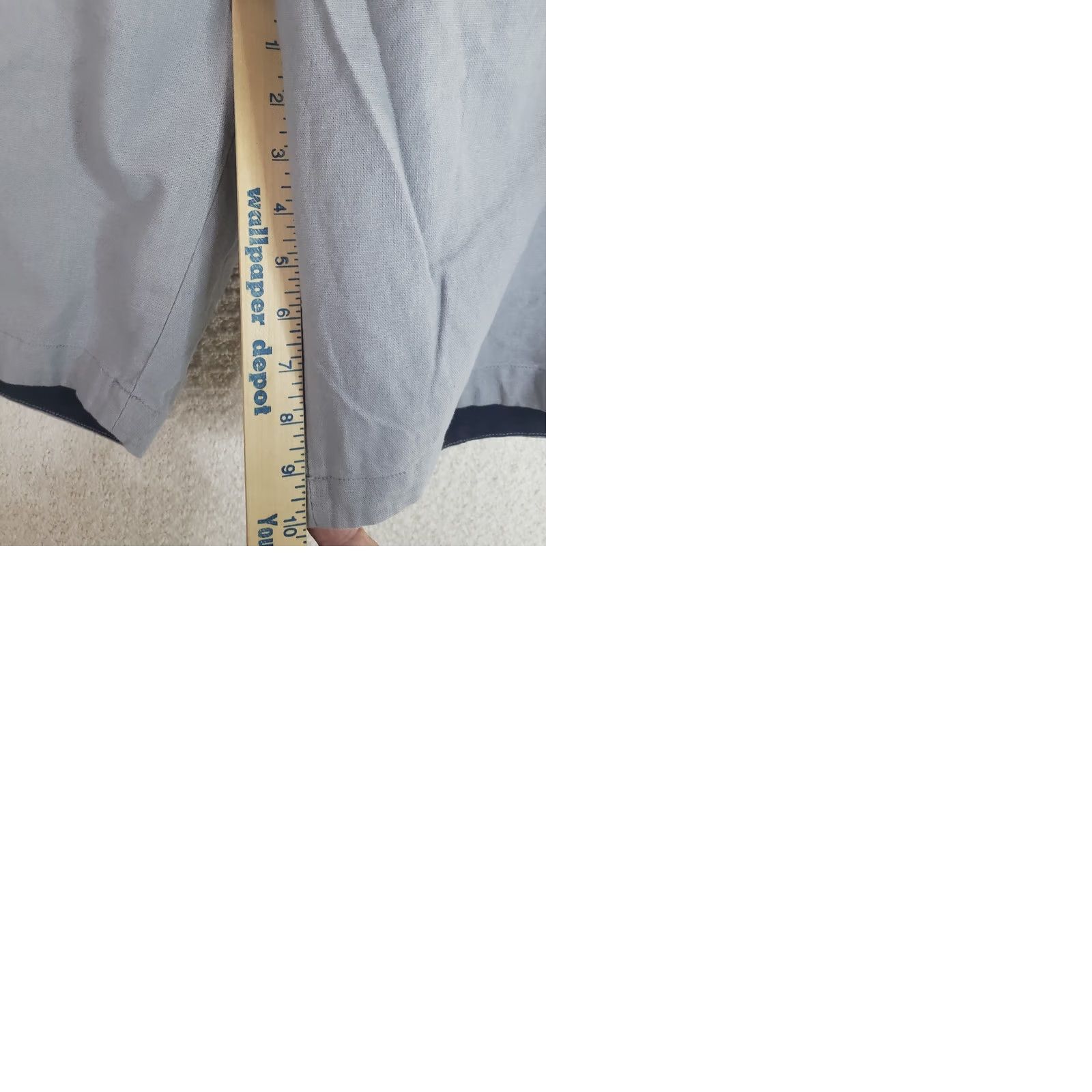 Michael Kors Michael Kors Chino Shorts Men 34x10 Linen Cotton Blend Gray Breathable Pockets Logo Size US 34 / EU 50 - 10 Thumbnail
