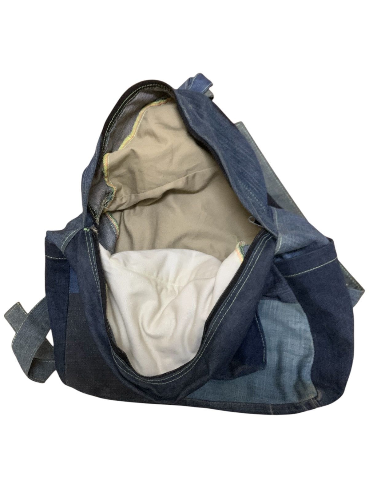 Other Unbrand backpack Patchwork denim Custom Size ONE SIZE - 4 Thumbnail
