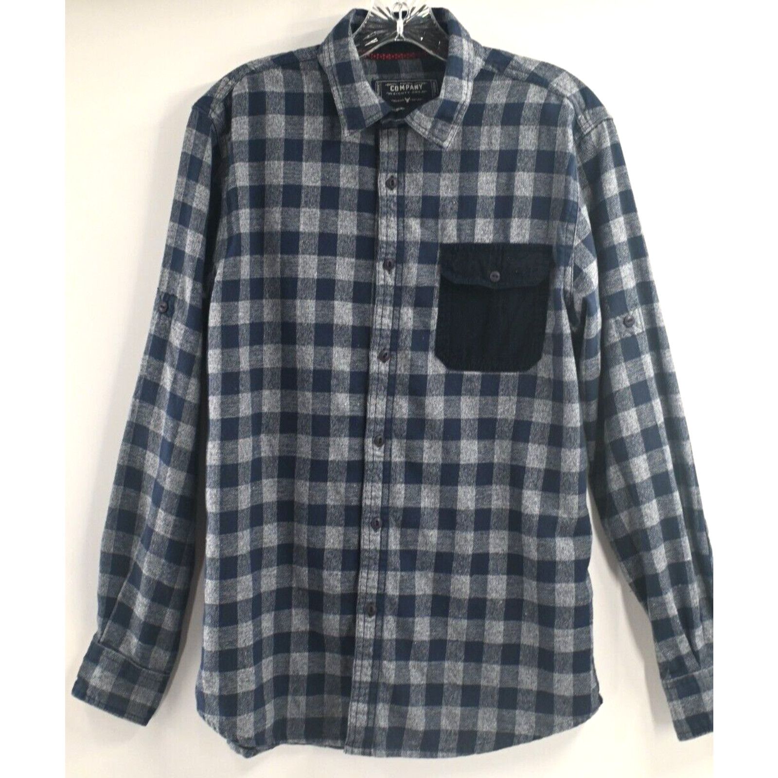 Company 81 Company Eighty One Western Flannel Navy Blue Shirt L Gorp Size US L / EU 52-54 / 3 - 1 Thumbnail