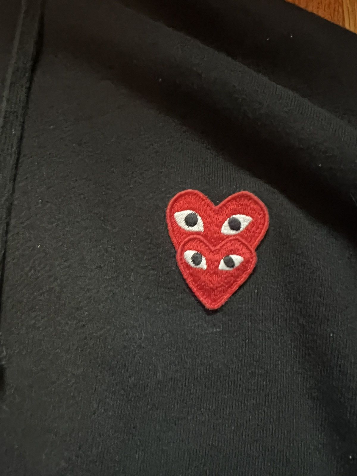 Comme des Garcons PLAY Comme des Garcons PLAY black zip up Size US XL / EU 56 / 4 - 3 Thumbnail