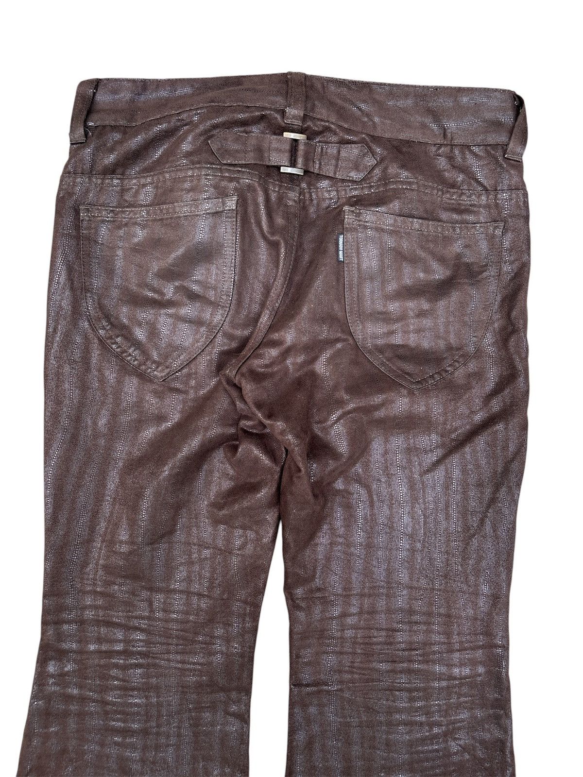 Tornado Mart Stingray Waxed Flare Pants Size US 30 / EU 46 - 3 Thumbnail