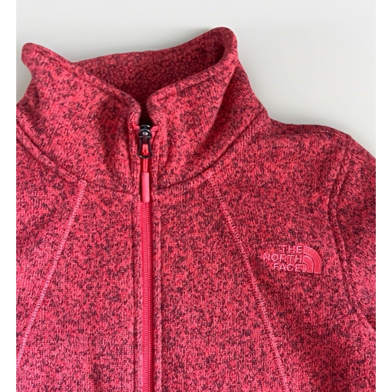 The North Face North Face Size S Maggy Sweater Fleece Jacket, Red Pink Size S / US 4 / IT 40 - 2 Thumbnail