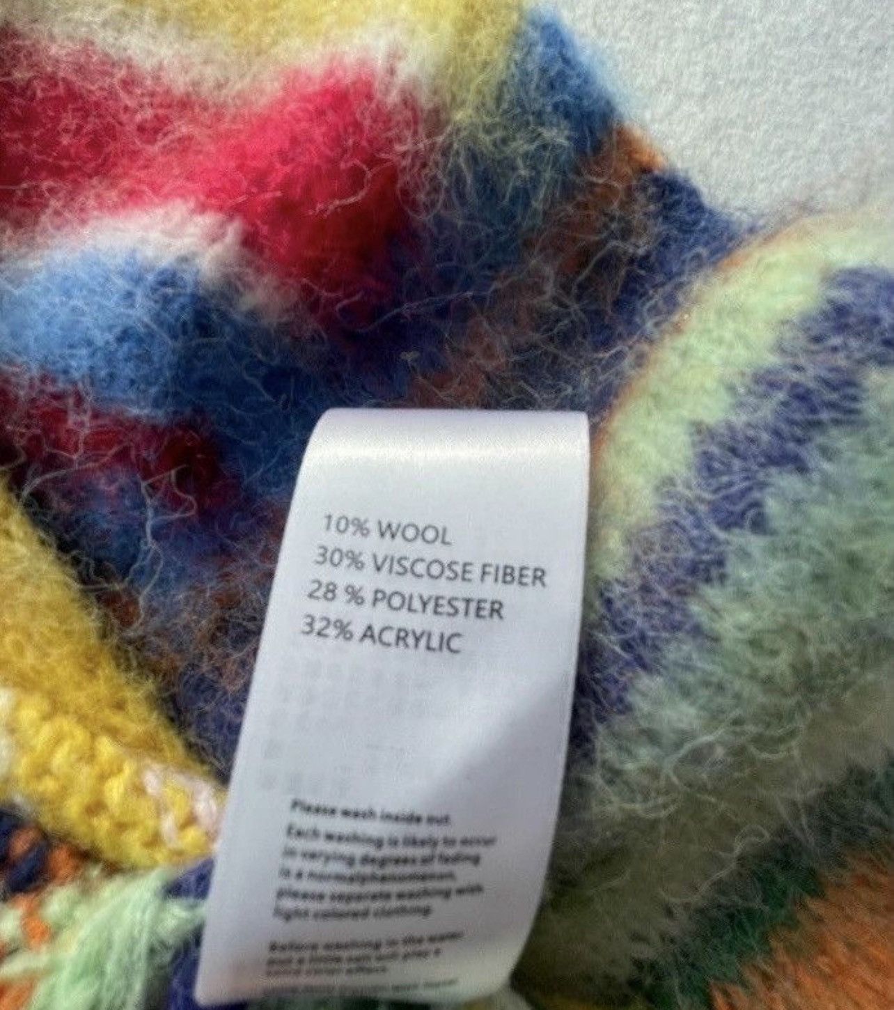 Japanese Brand × Vintage Colourfull sweater cardigan Size US L / EU 52-54 / 3 - 4 Thumbnail
