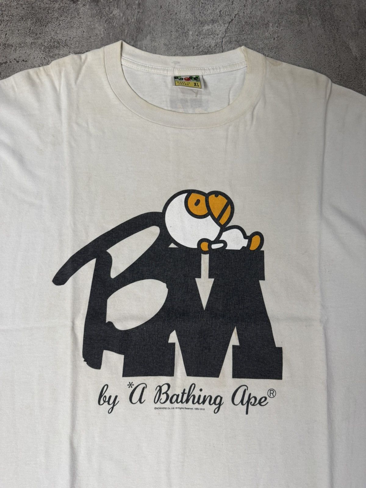 Bape BATHING APE BABY MILO SLEEPING LOGO T-SHIRT Size US XL / EU 56 / 4 - 2 Thumbnail