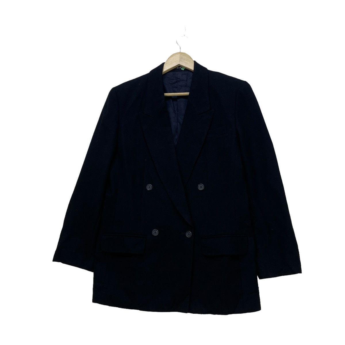 DAKS × Designer Daks London All Black Double Collar Jacket Size US M / EU 48-50 / 2 - 3 Thumbnail