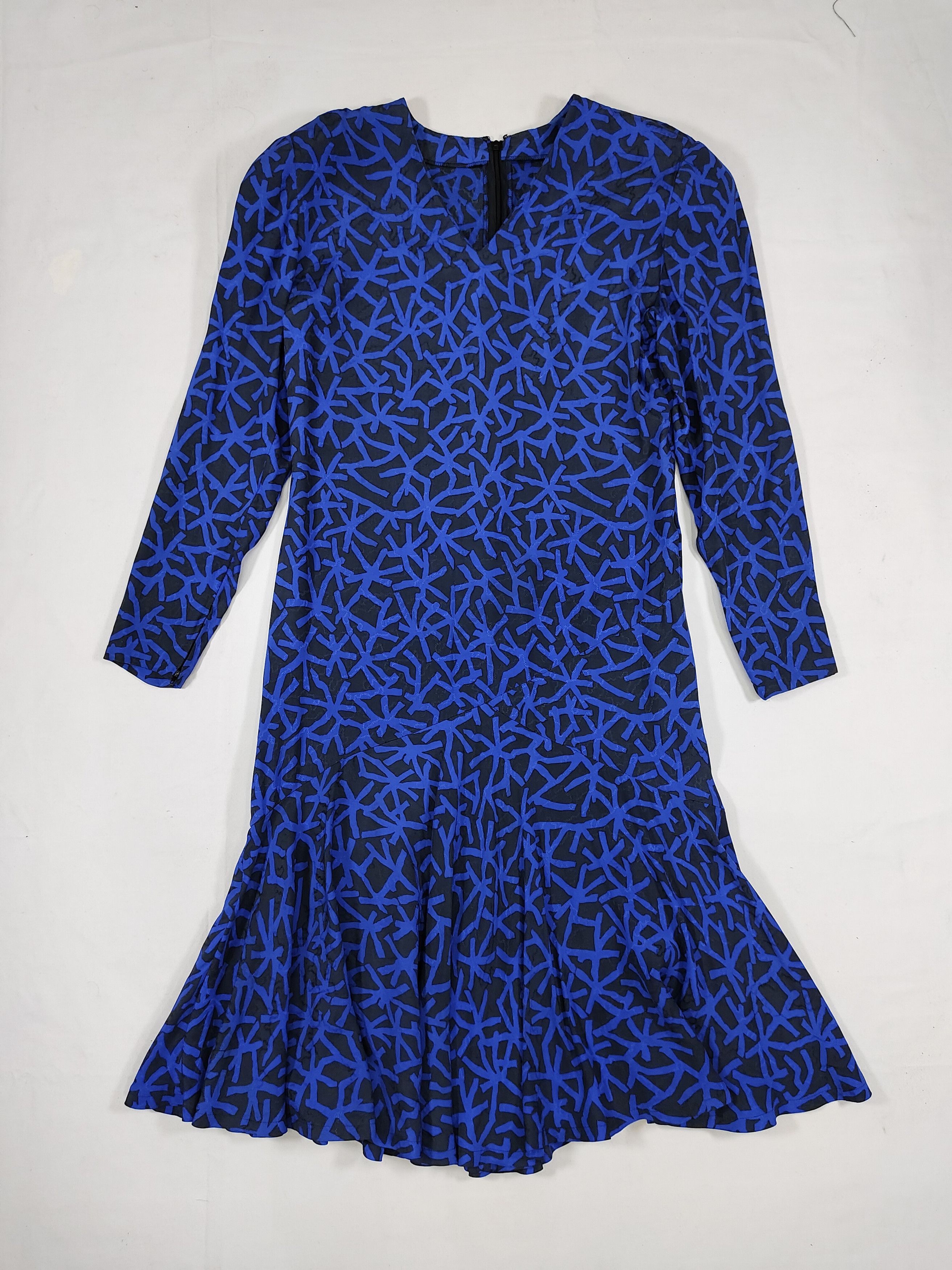 Christian Dior Monsieur 80s Christian Dior- Abstract Art Graphic Archive Rayon Dress Size M / US 6-8 / IT 42-44 - 5 Thumbnail