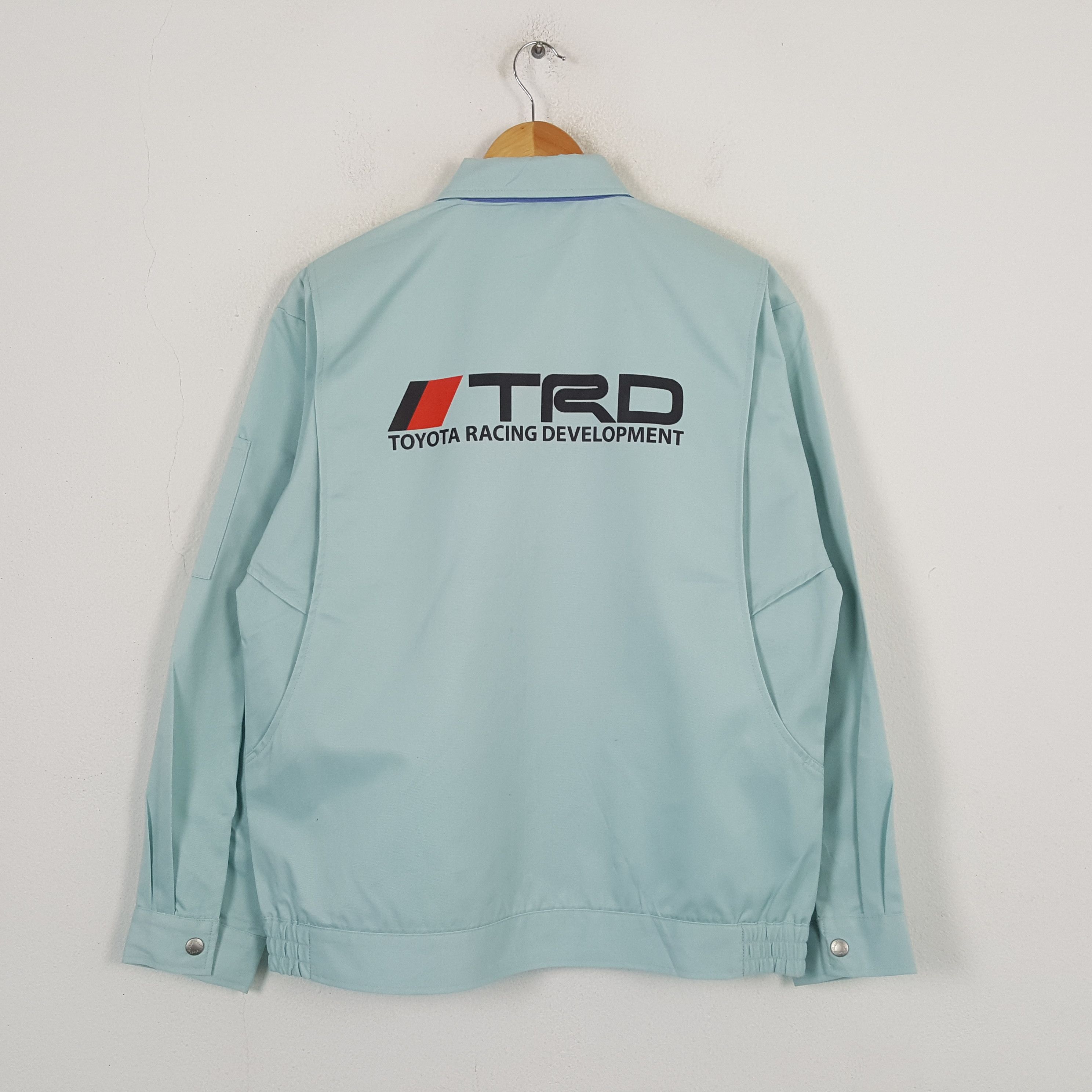 Japanese Brand × Vintage Vintage TOYOTA TRD RACING Japan Racing Custom Jacket C289N28 Size US M / EU 48-50 / 2 - 1 Thumbnail
