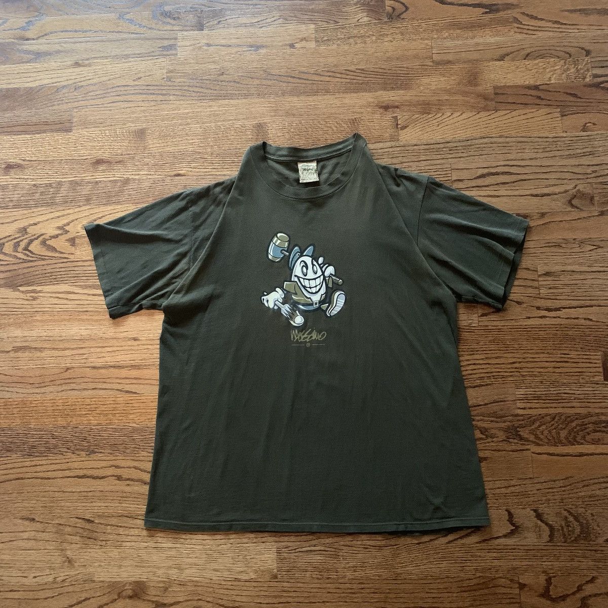 Mossimo × Vintage 90s Vintage Rare Mossimo Breaking Down Walls Tee Size US L / EU 52-54 / 3 - 5 Thumbnail
