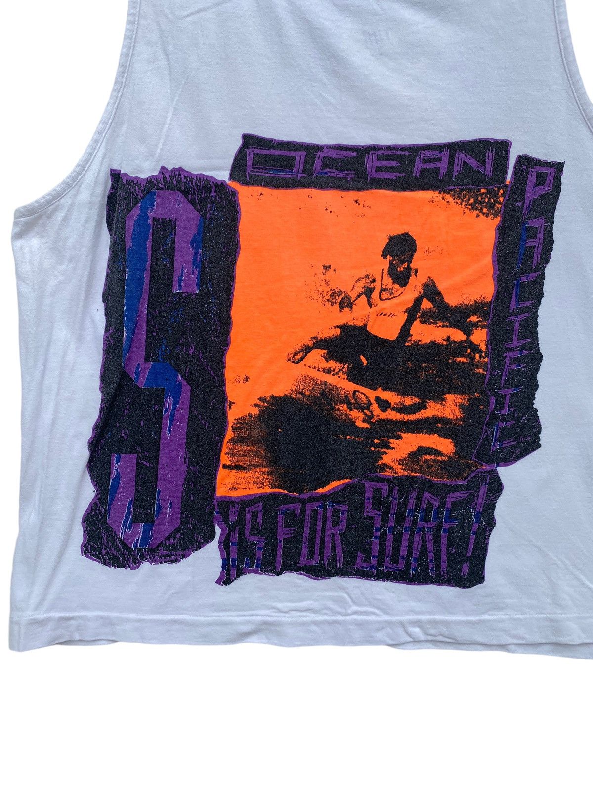 Ocean Pacific × Vintage Vintage Surfing Ocean Pacific Tank Top Size US L / EU 52-54 / 3 - 4 Thumbnail