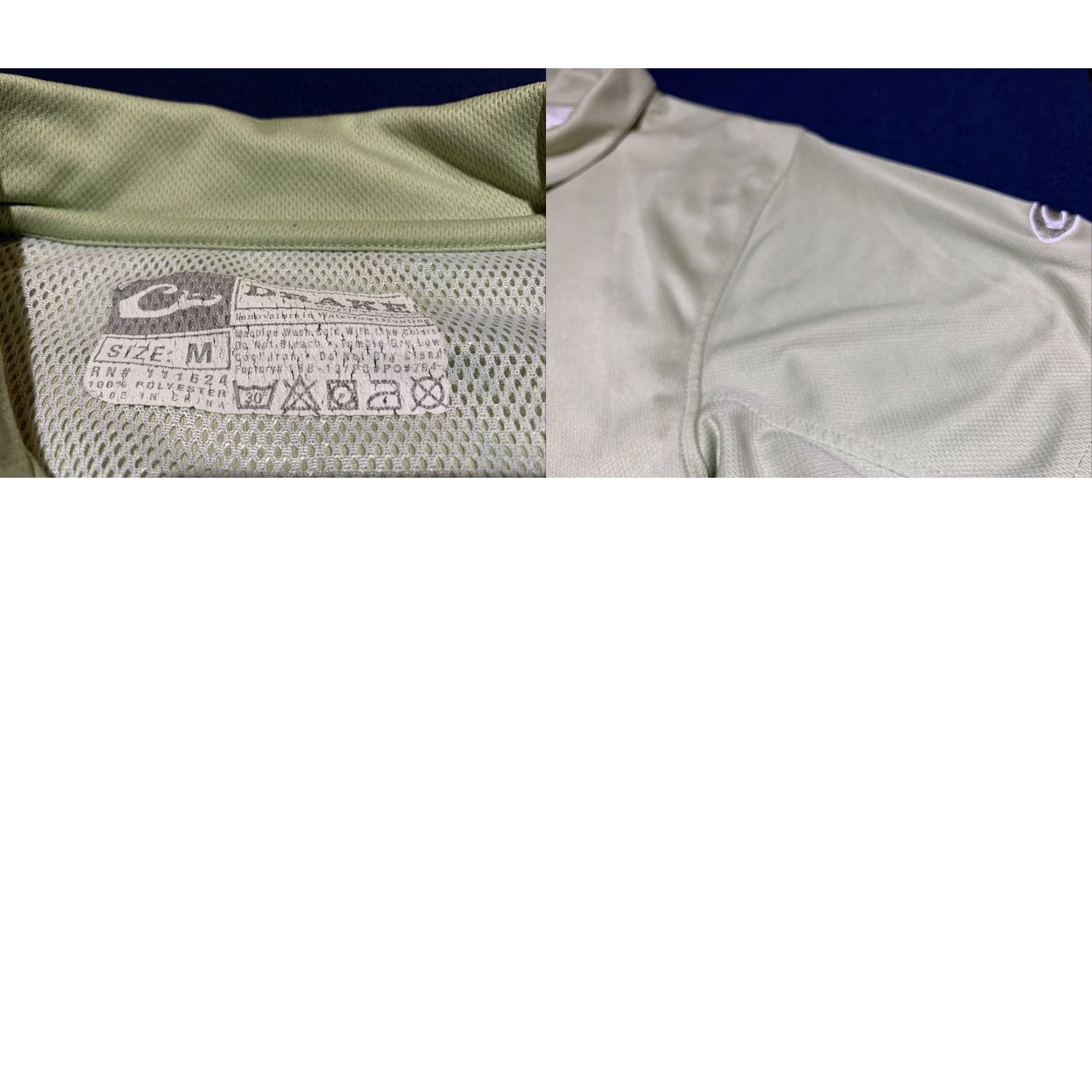 Vintage VINTAGE Drake Golf Shirt Green Mens Medium Short Sleeve Button-Up Size US M / EU 48-50 / 2 - 4 Thumbnail