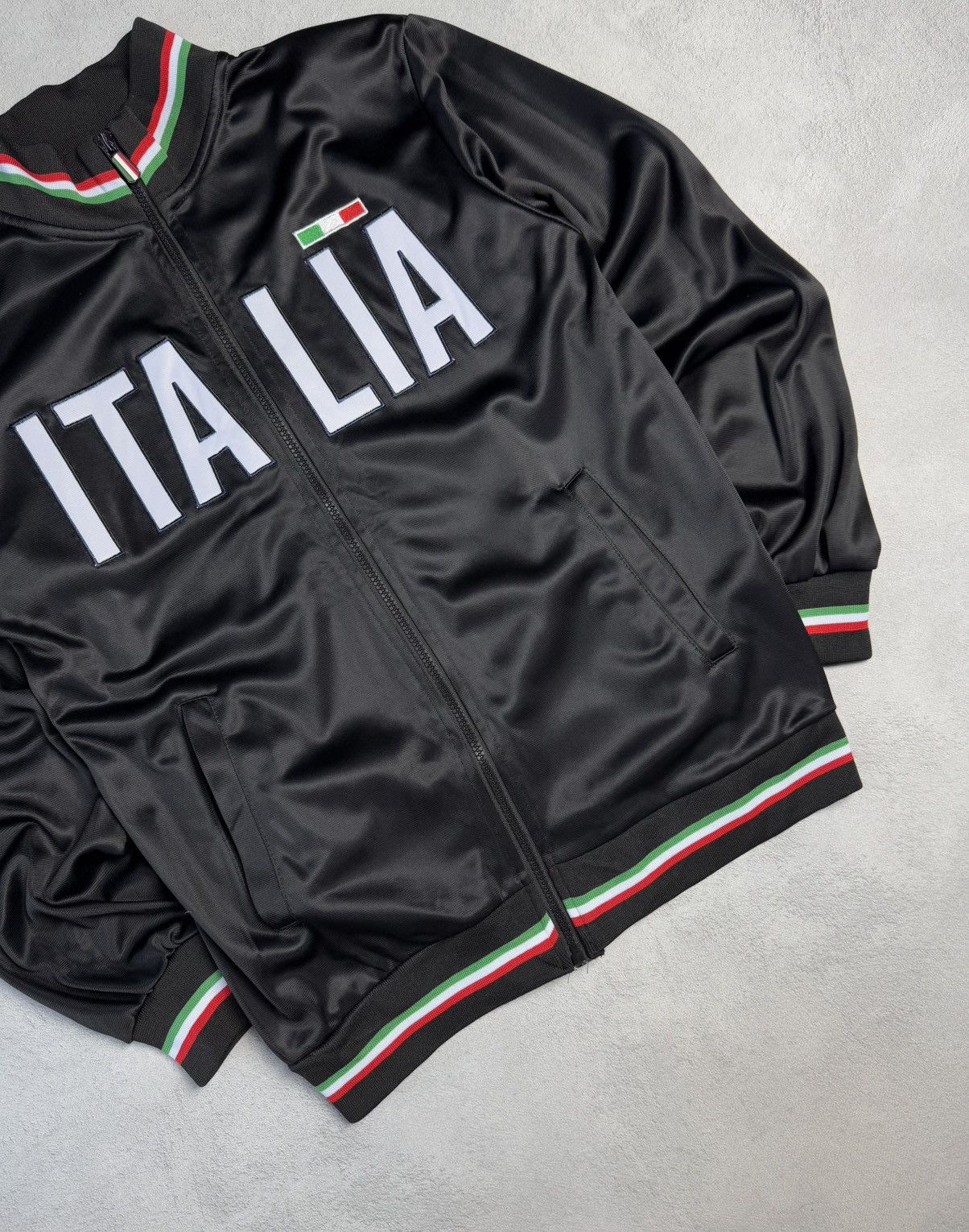 Vintage Italy Embroidered Big Logo Italia Zip Up Track Jacket Size US M / EU 48-50 / 2 - 4 Thumbnail