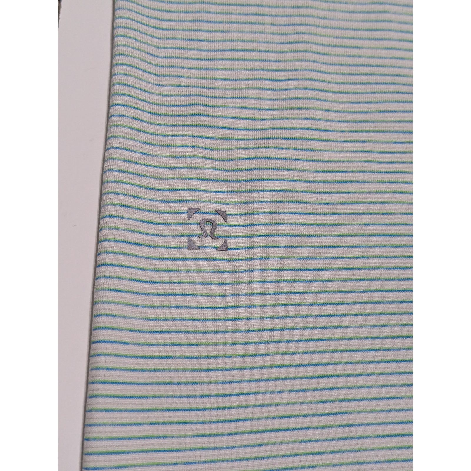 Lululemon × Peloton Lululemon x Peloton Metal Vent Tech Striped Tee Shirt Large Size US L / EU 52-54 / 3 - 4 Thumbnail