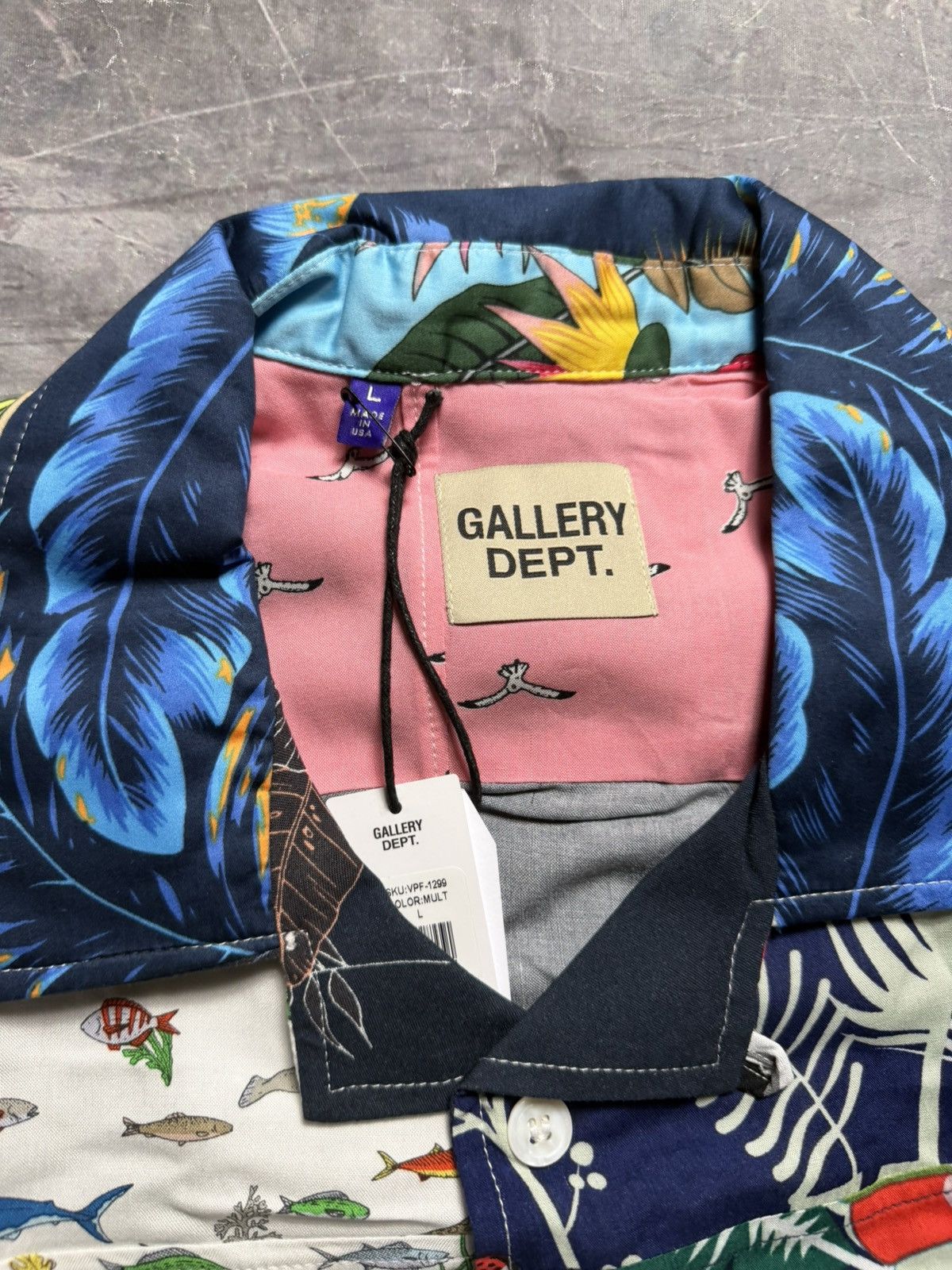 Gallery Dept. Gallery Dept Parker Patchwork Shirt Size US L / EU 52-54 / 3 - 6 Thumbnail