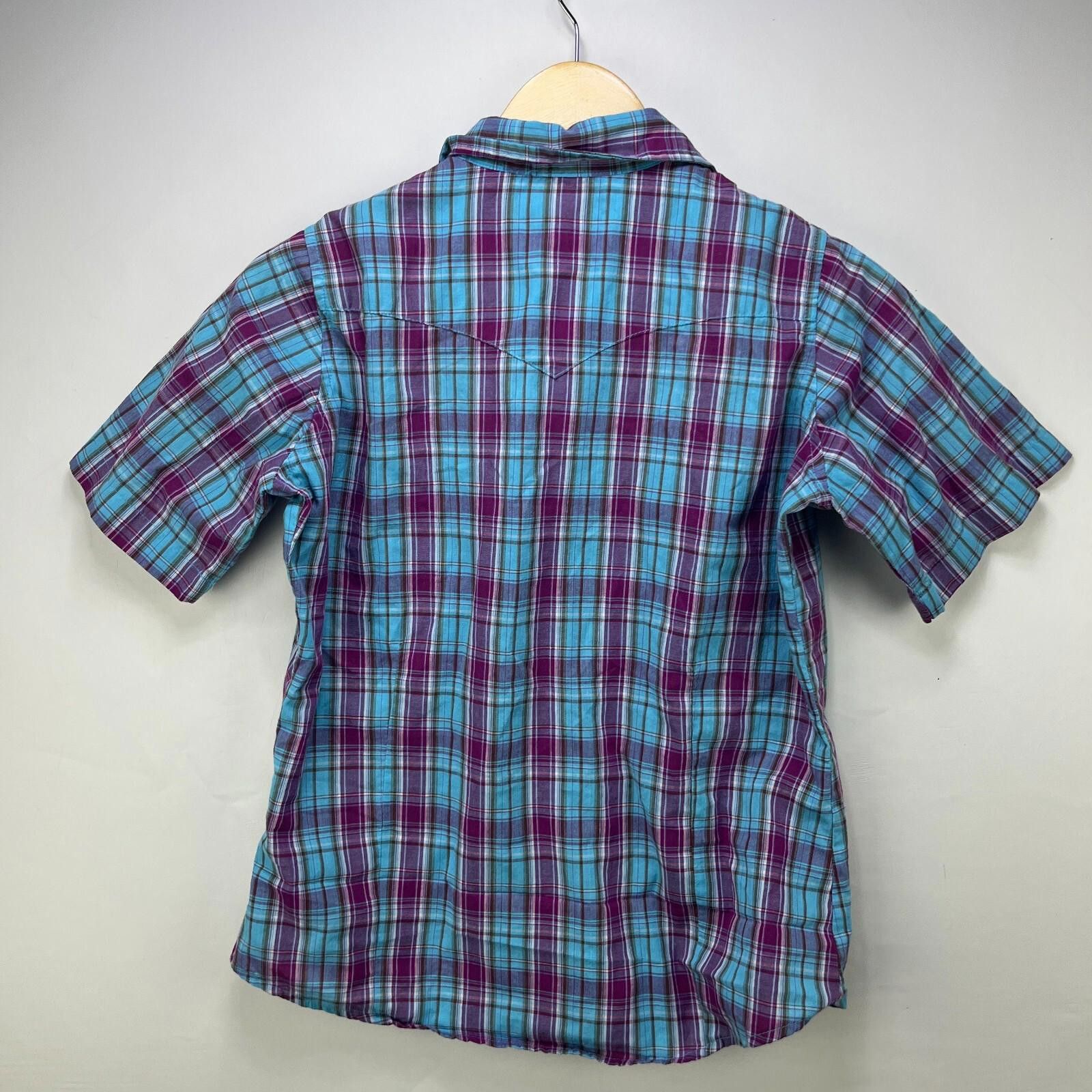 Wrangler Vintage Wrangler Pearl Snap Plaid Shirt Women’s Small Size S / US 4 / IT 40 - 8 Thumbnail