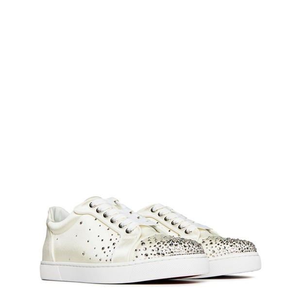 Christian Louboutin Degravieira Strass Sneakers Size US 9 / IT 39 - 4 Thumbnail