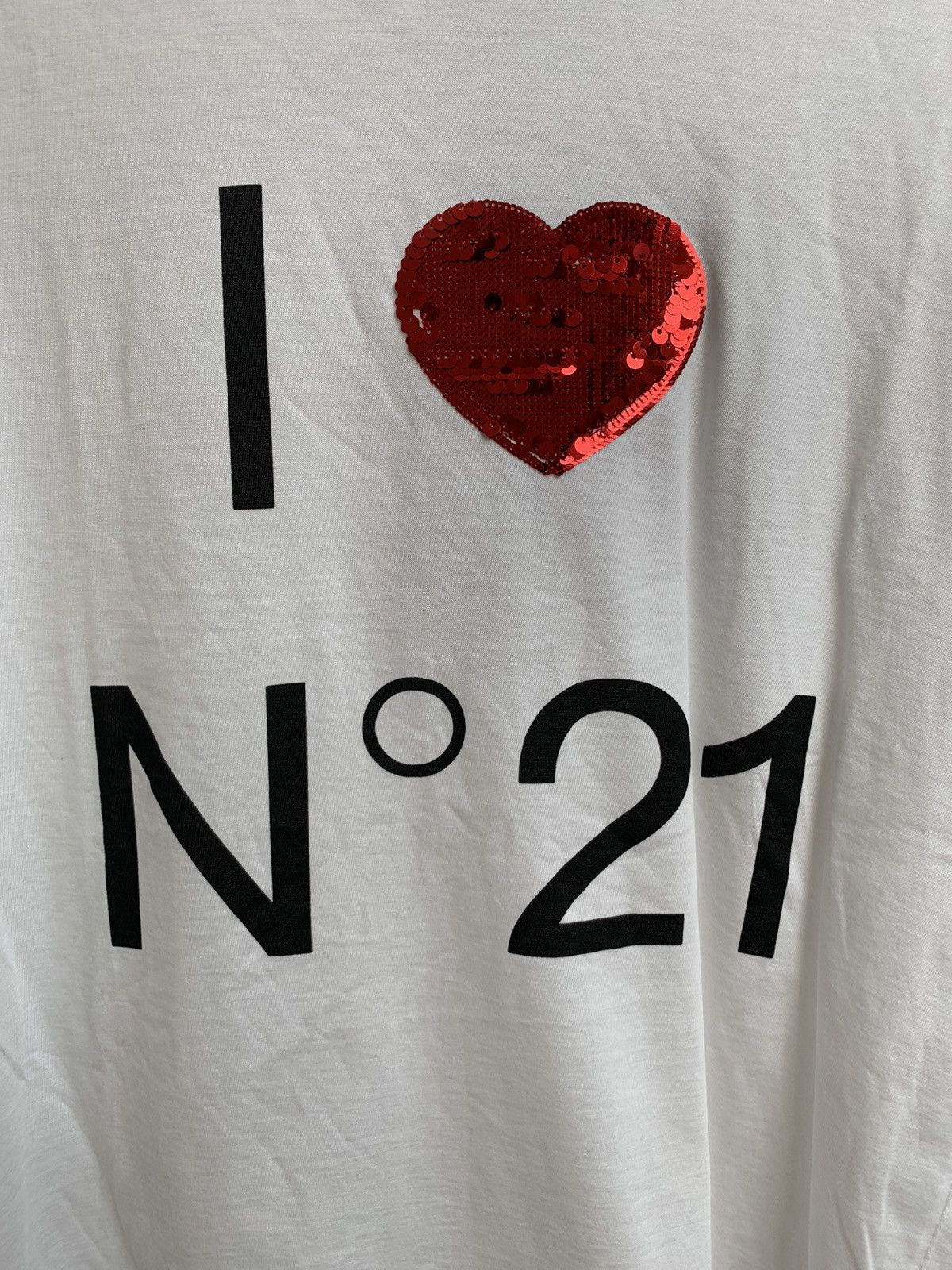 N21 N°21 Cotton T-Shirt Size XS / US 0-2 / IT 36-38 - 5 Thumbnail