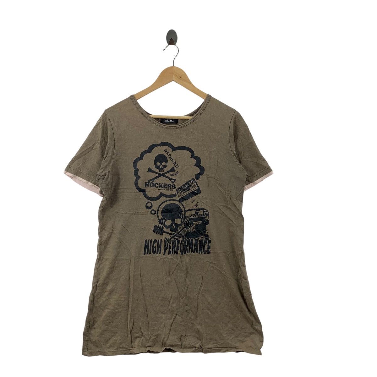 Vintage Vintage Rockers Skull Graphic High Performance Punk Rock Size US S / EU 44-46 / 1 - 3 Thumbnail