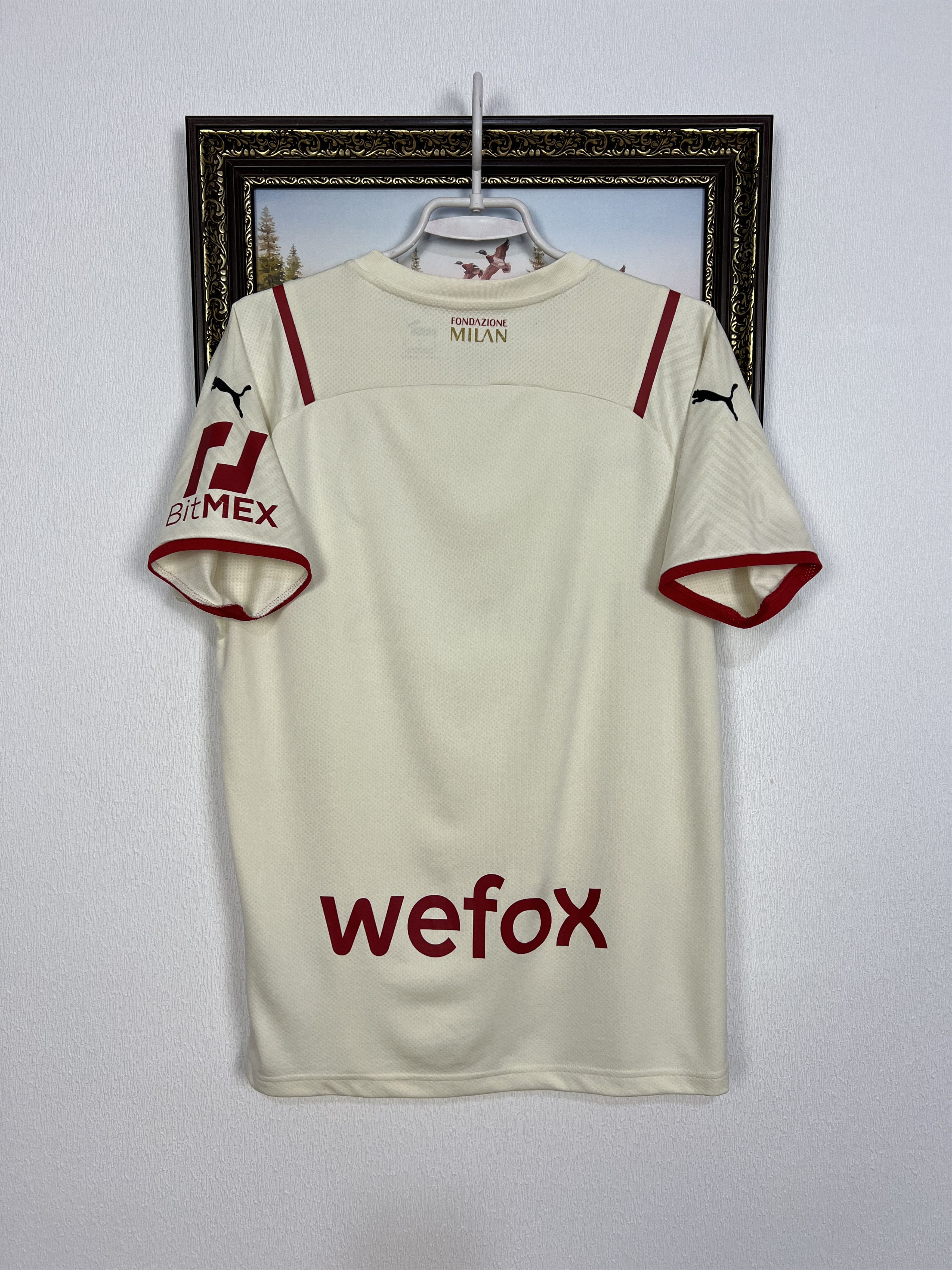 Puma AC Milan Away football shirt Soccer Jersey Maglia Trikot Size US M / EU 48-50 / 2 - 10 Thumbnail
