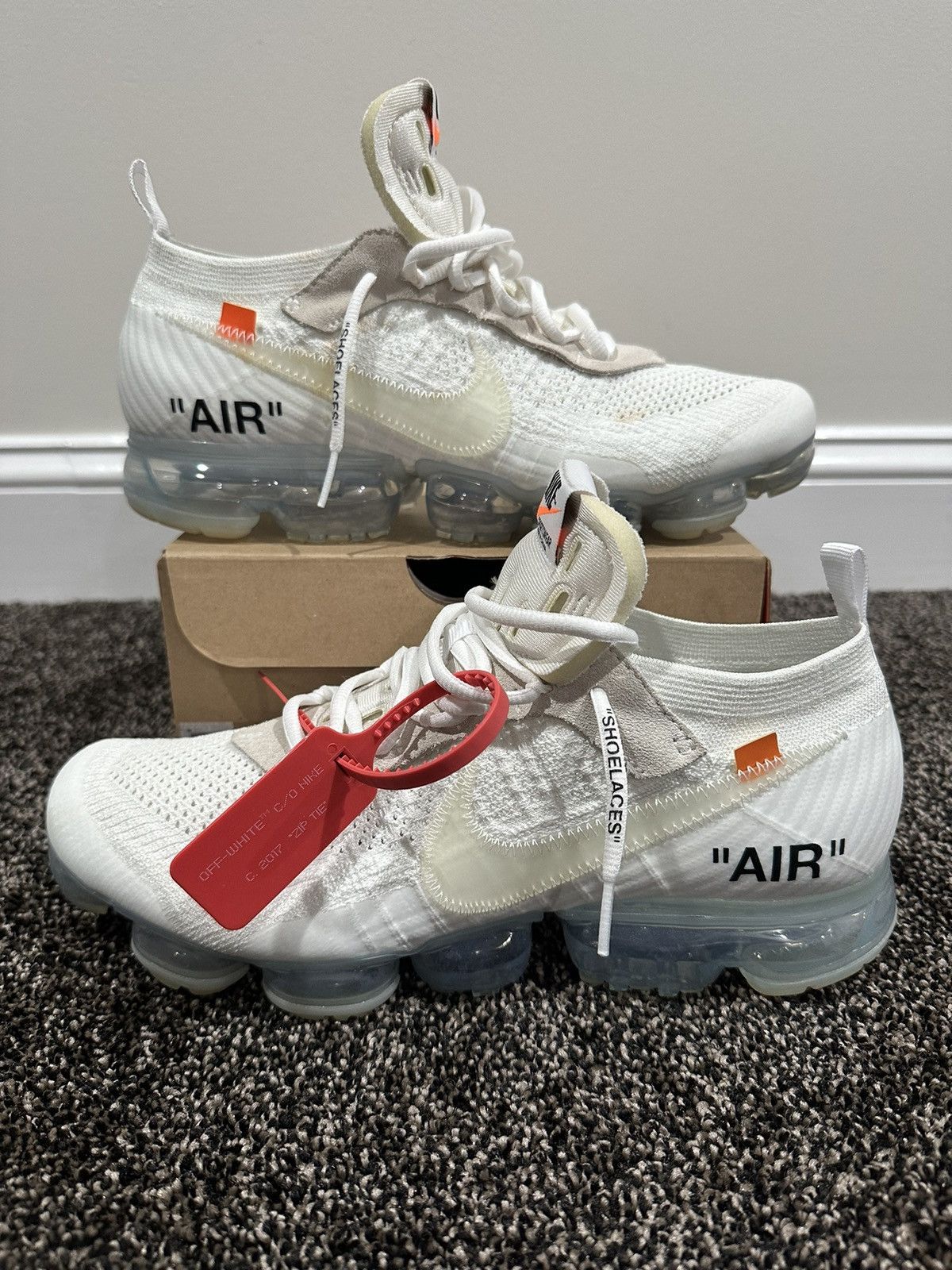 Vapormax off 2025 white grailed