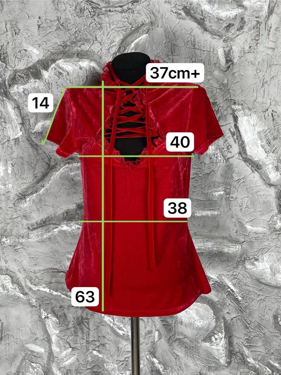 Killstar Killstar Y2K Velour Glamour Vamp Gothic Lace-Up Top Size M / US 6-8 / IT 42-44 - 11 Thumbnail