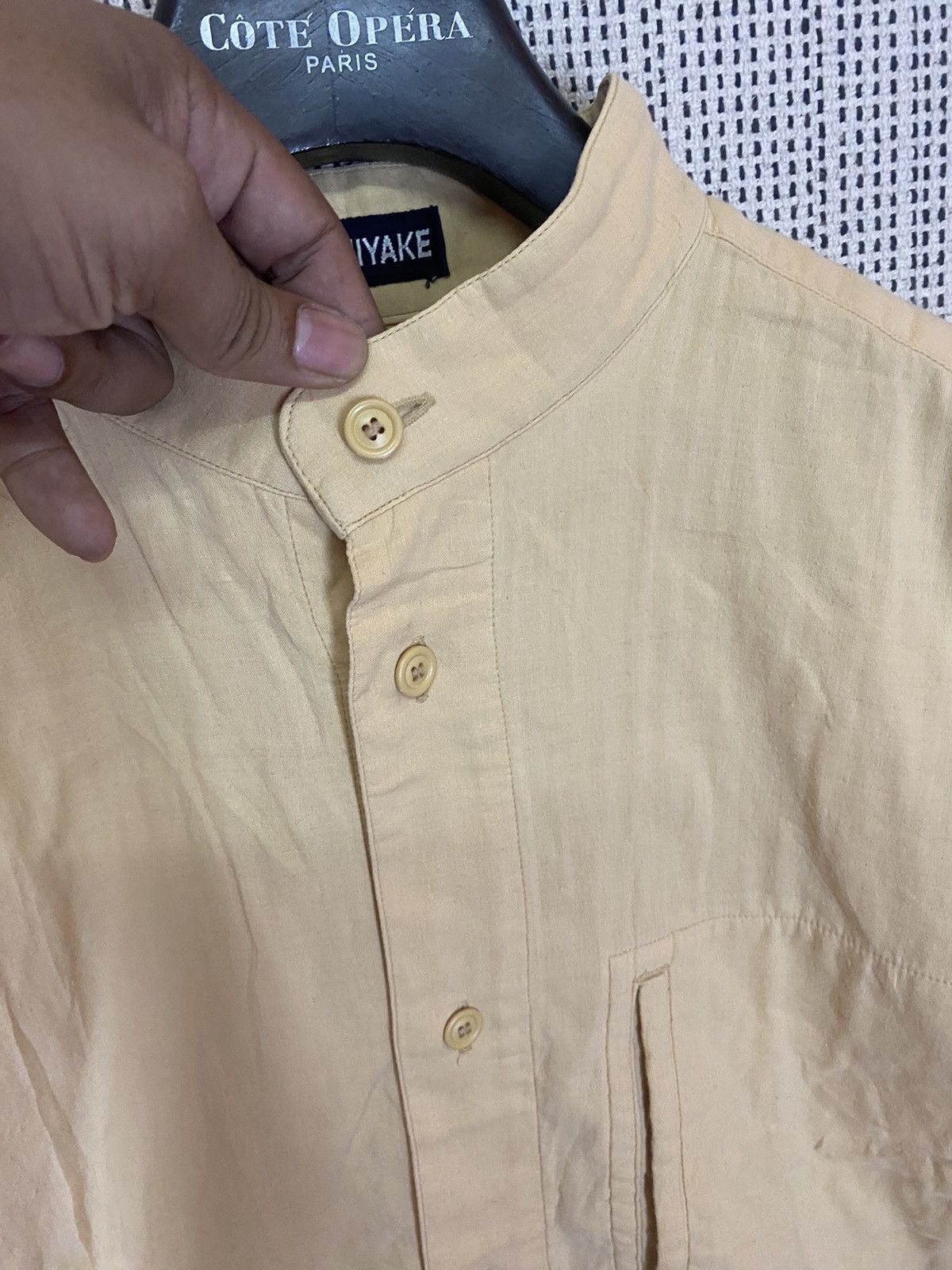 Designer × Issey Miyake × Japanese Brand ‼️VINTAGE ISSEY MIYAKE 1999 MEN SHIRT SINGLE POCKET VERYRaRe‼️ Size US M / EU 48-50 / 2 - 11 Thumbnail