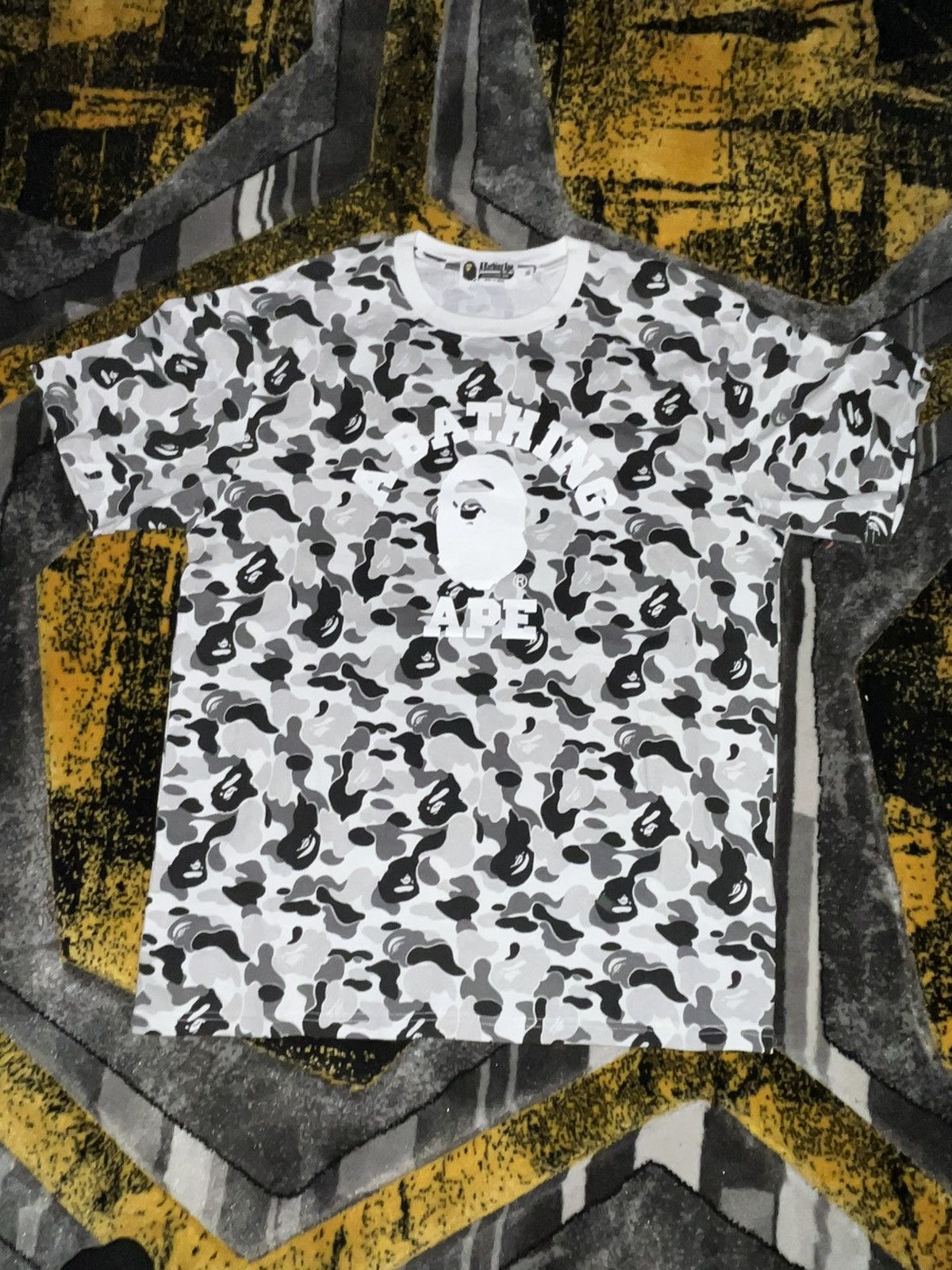 Bape BAPE College Camo T-Shirt Size US XL / EU 56 / 4 - 1 Thumbnail