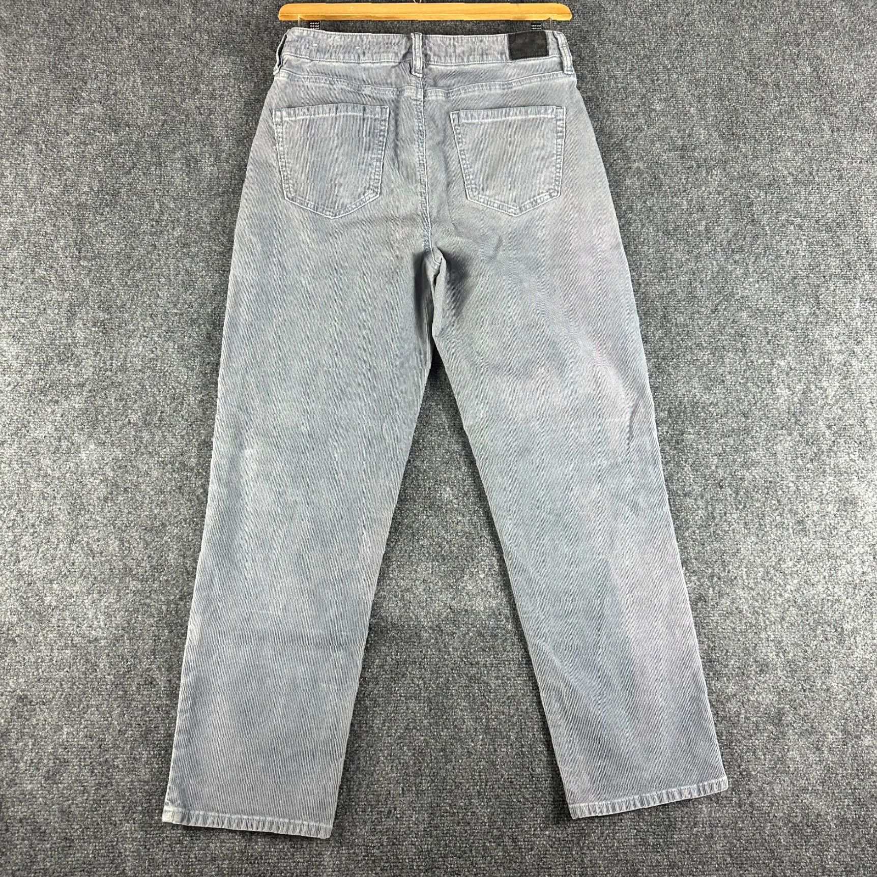 American Eagle Outfitters American Eagle Outfitters Jeans Womens 10 Mom Straight Slate Blue Corduroy 5 Pocket Cotton Size 32" / US 10 / IT 46 - 7 Thumbnail