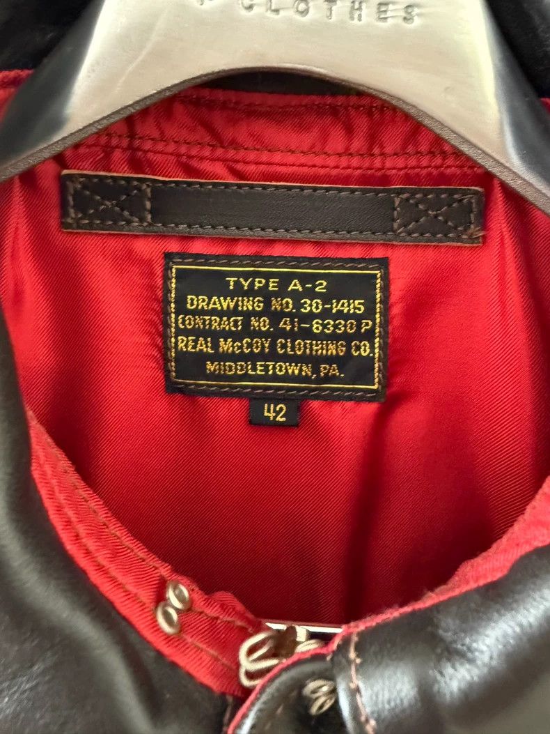The Real McCoy's THE REAL McCOY'S Flying jacket, leather coat Classic Nissan Size US XS / EU 42 / 0 - 2 Thumbnail