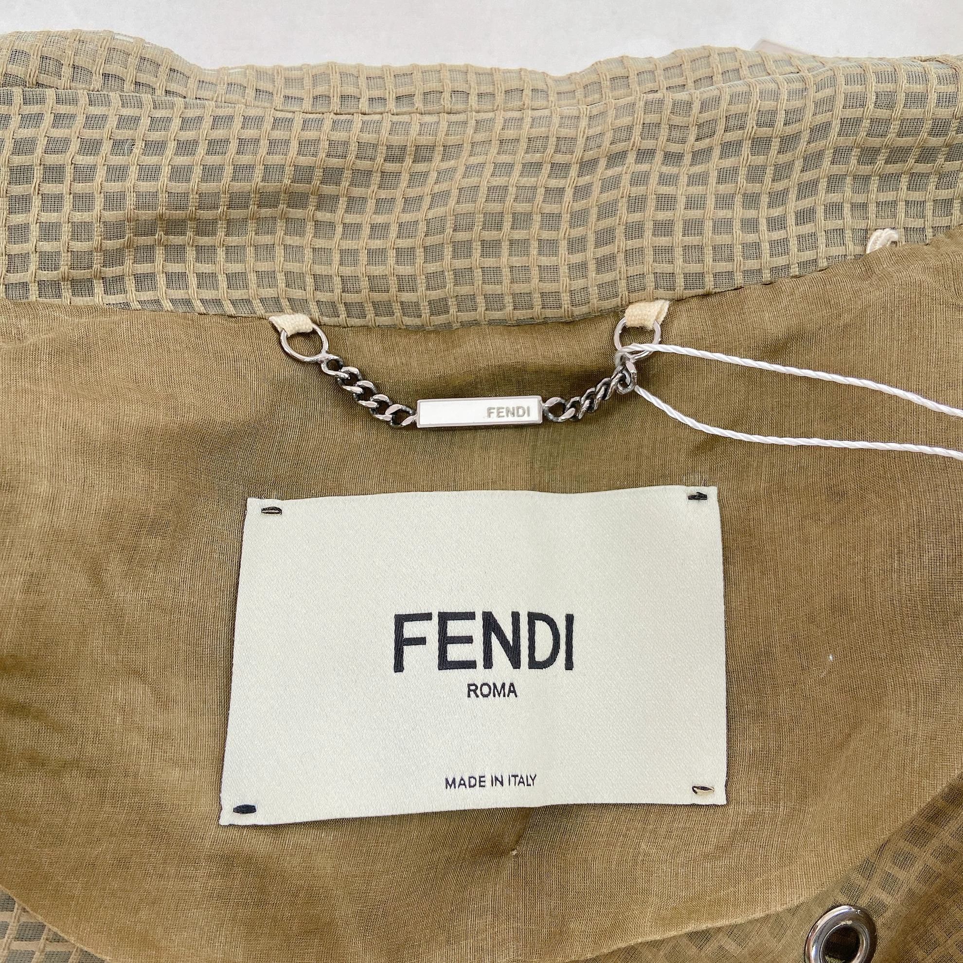 Fendi Fendi Green Trench Coat 40 EU Size S / US 4 / IT 40 - 7 Thumbnail