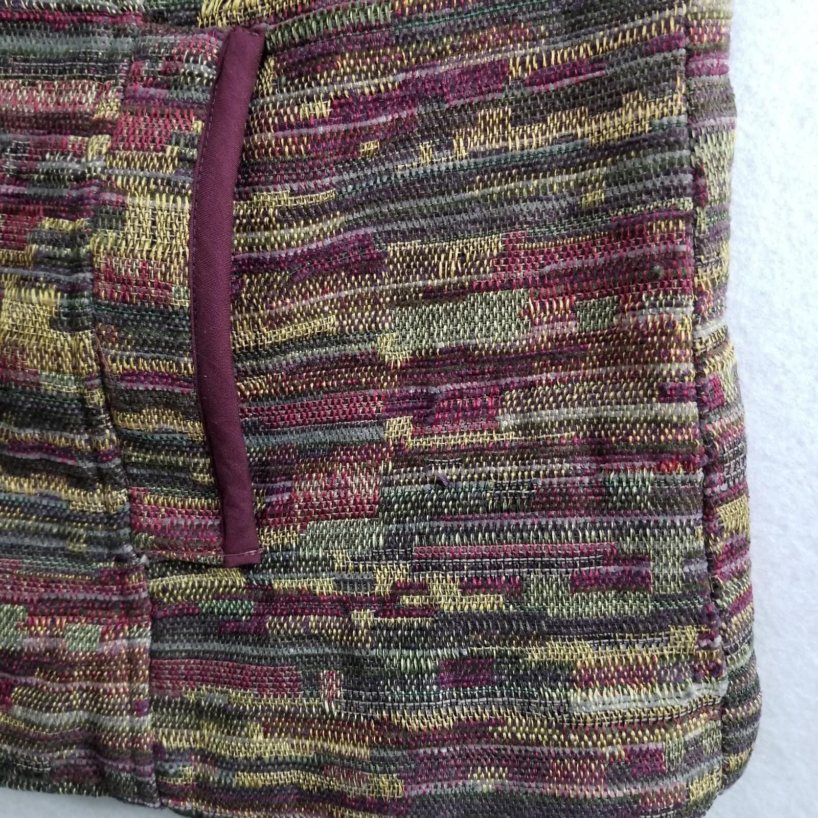 Designer Christopher Banks Large Maroon Lined Sweater Vest Fast Ship Size L / US 10 / IT 46 - 9 Thumbnail